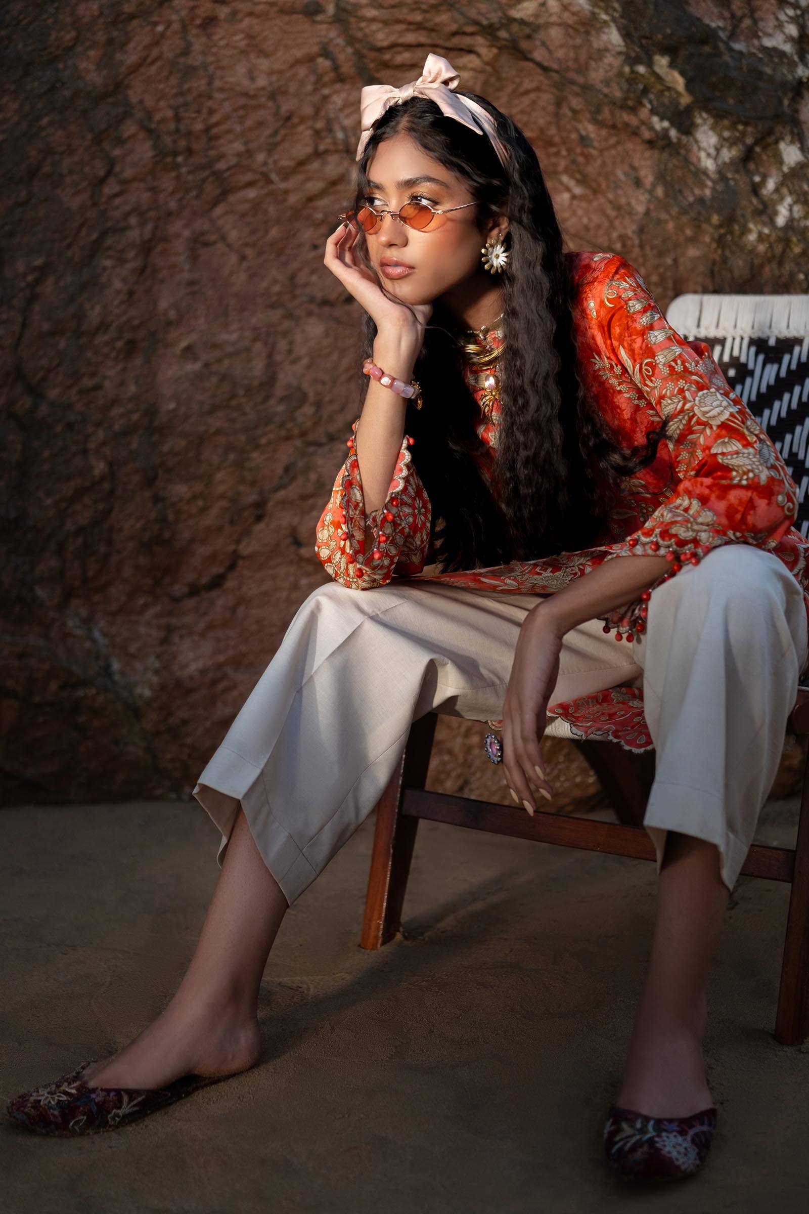 Sana Safinaz | Mahay Spring 24 | H241-018A-2BG - Rang-e-Khaas