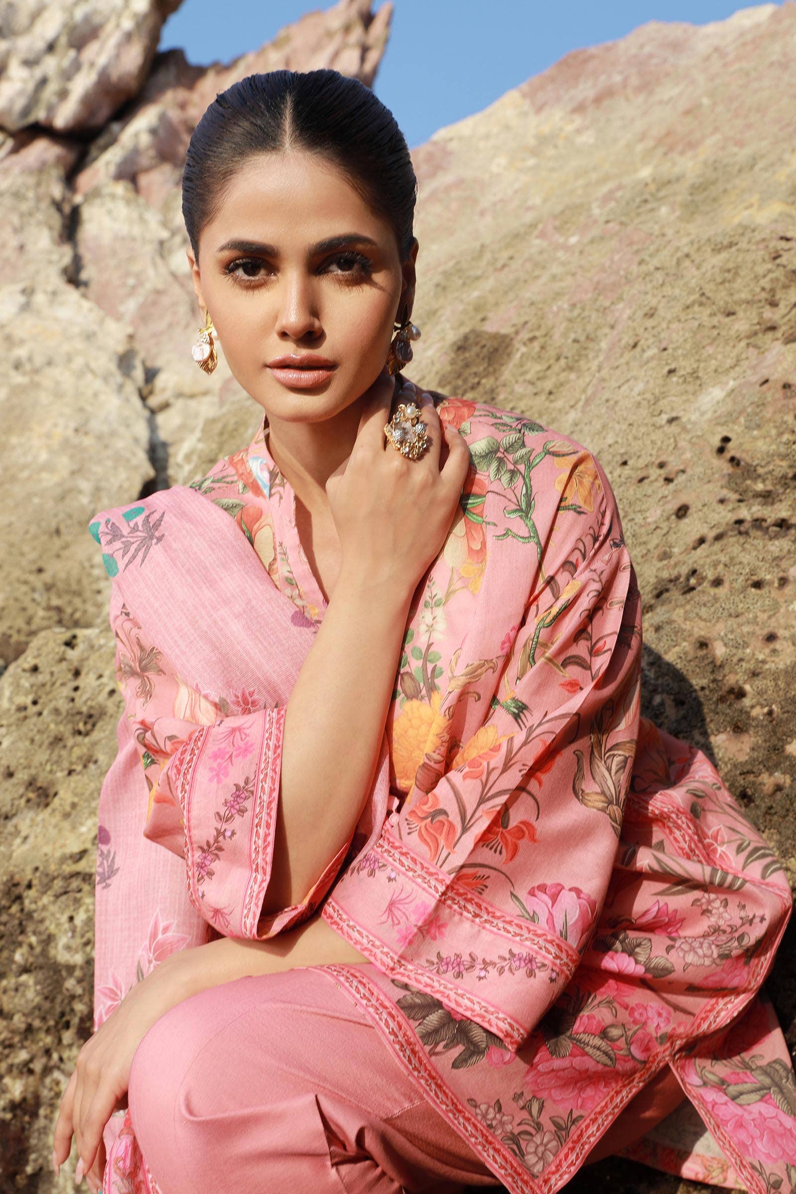 Sana Safinaz | Mahay Spring 24 | H241-019A-3CS - Rang-e-Khaas