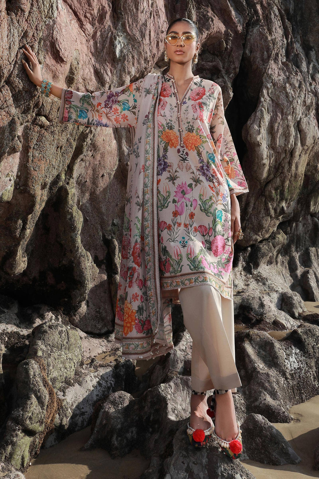Sana Safinaz | Mahay Spring 24 | H241-019B-3CS - Rang-e-Khaas
