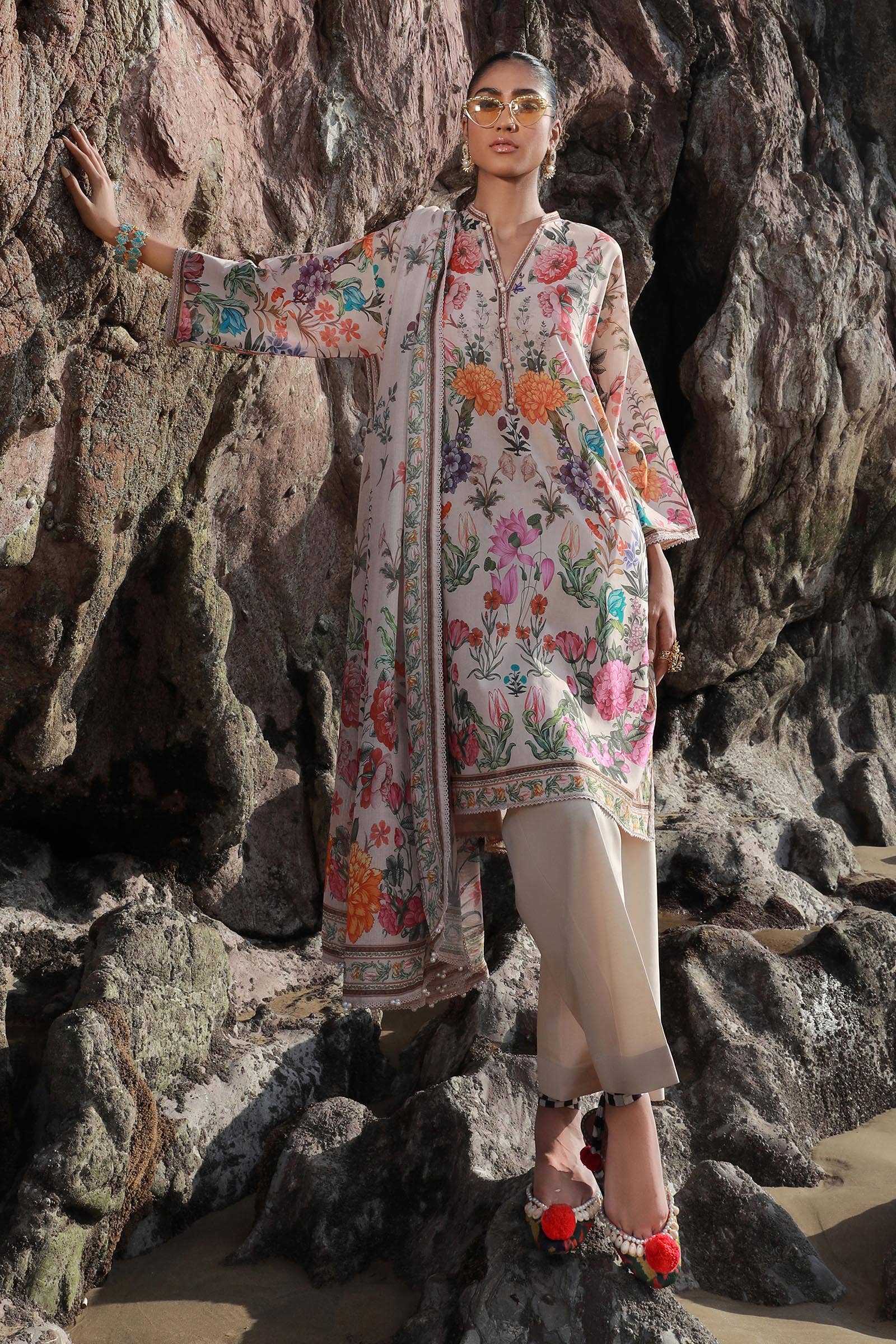 Sana Safinaz | Mahay Spring 24 | H241-019B-3CS - Rang-e-Khaas