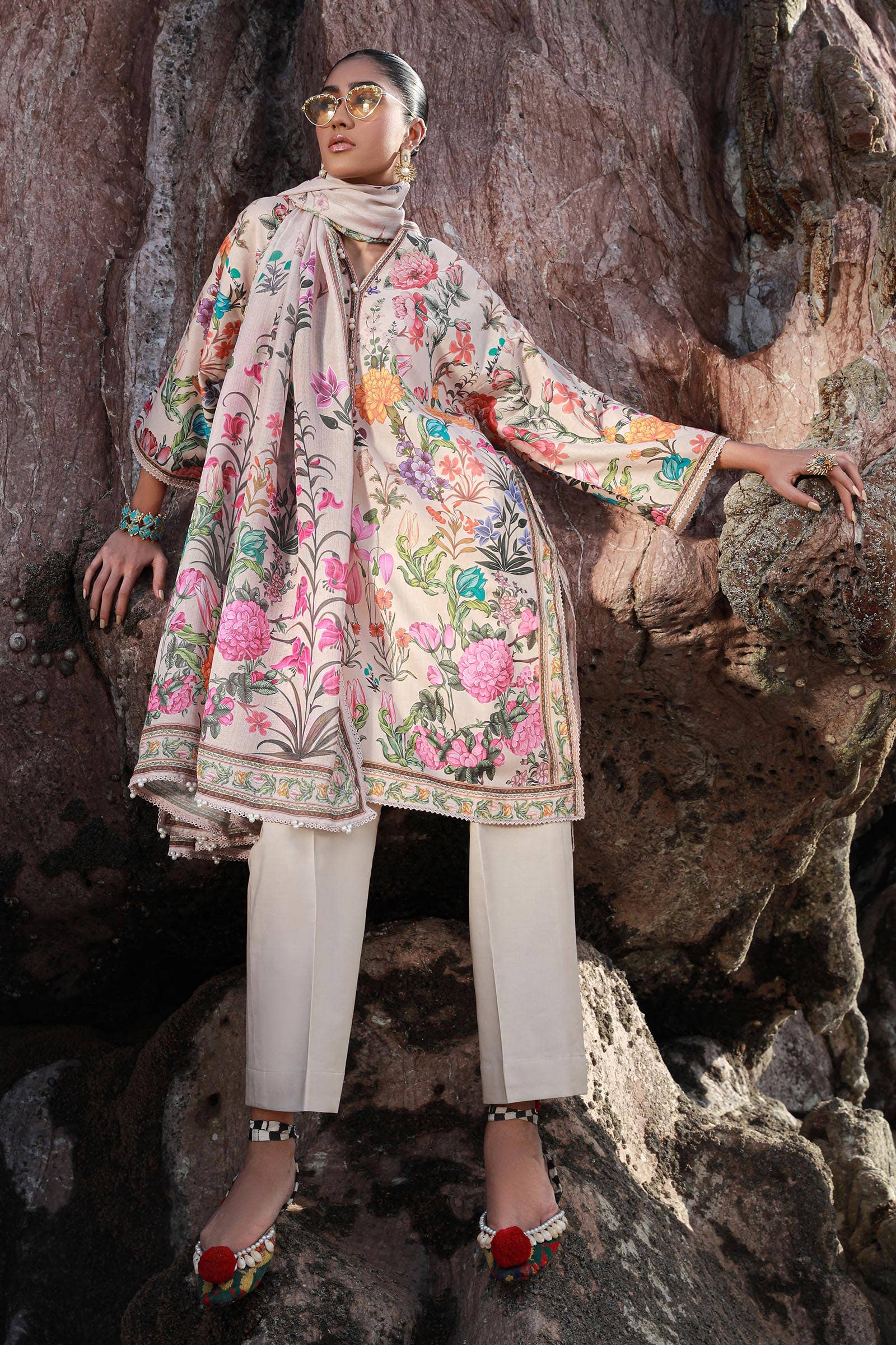 Sana Safinaz | Mahay Spring 24 | H241-019B-3CS - Rang-e-Khaas