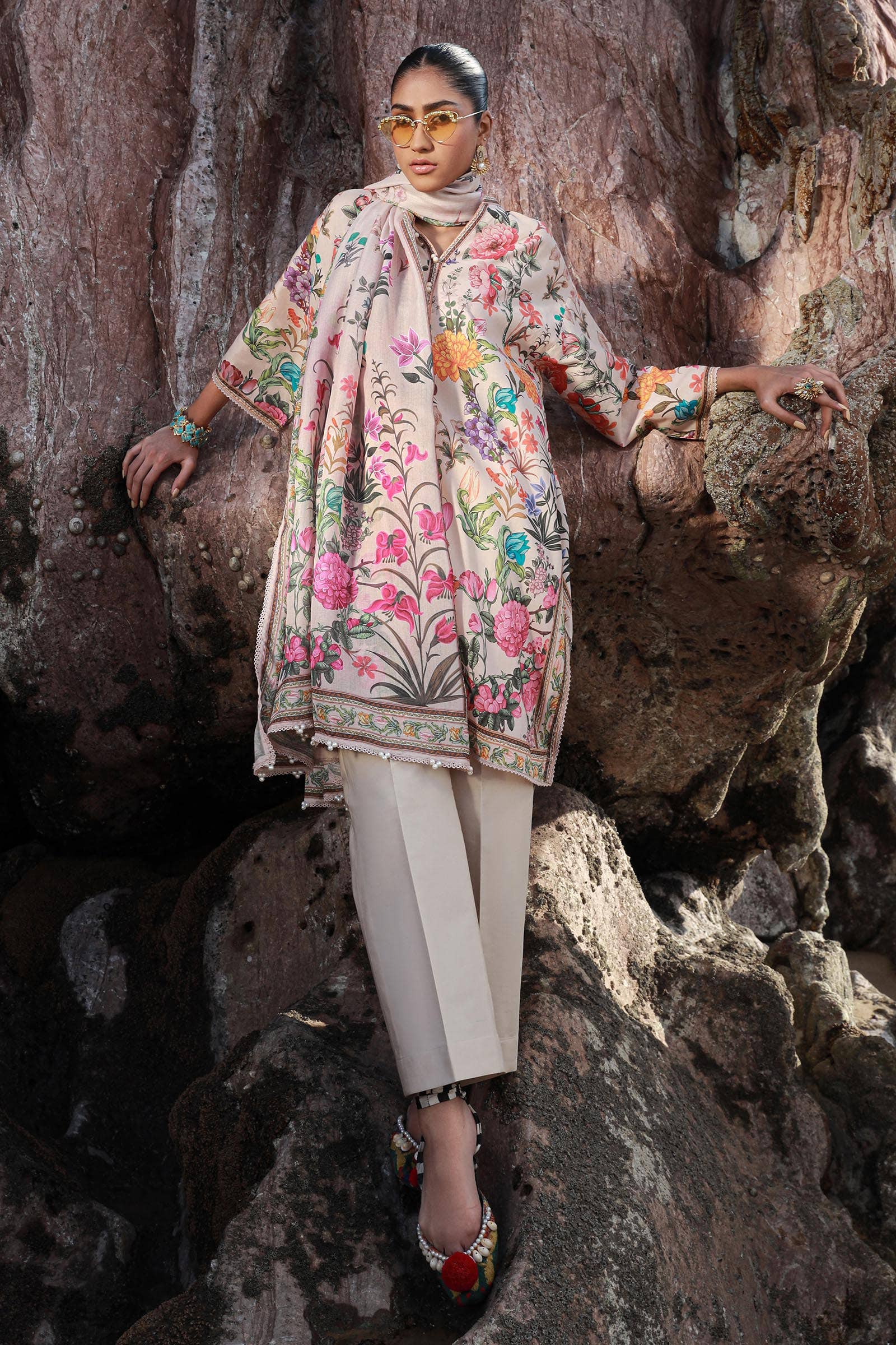 Sana Safinaz | Mahay Spring 24 | H241-019B-3CS - Rang-e-Khaas
