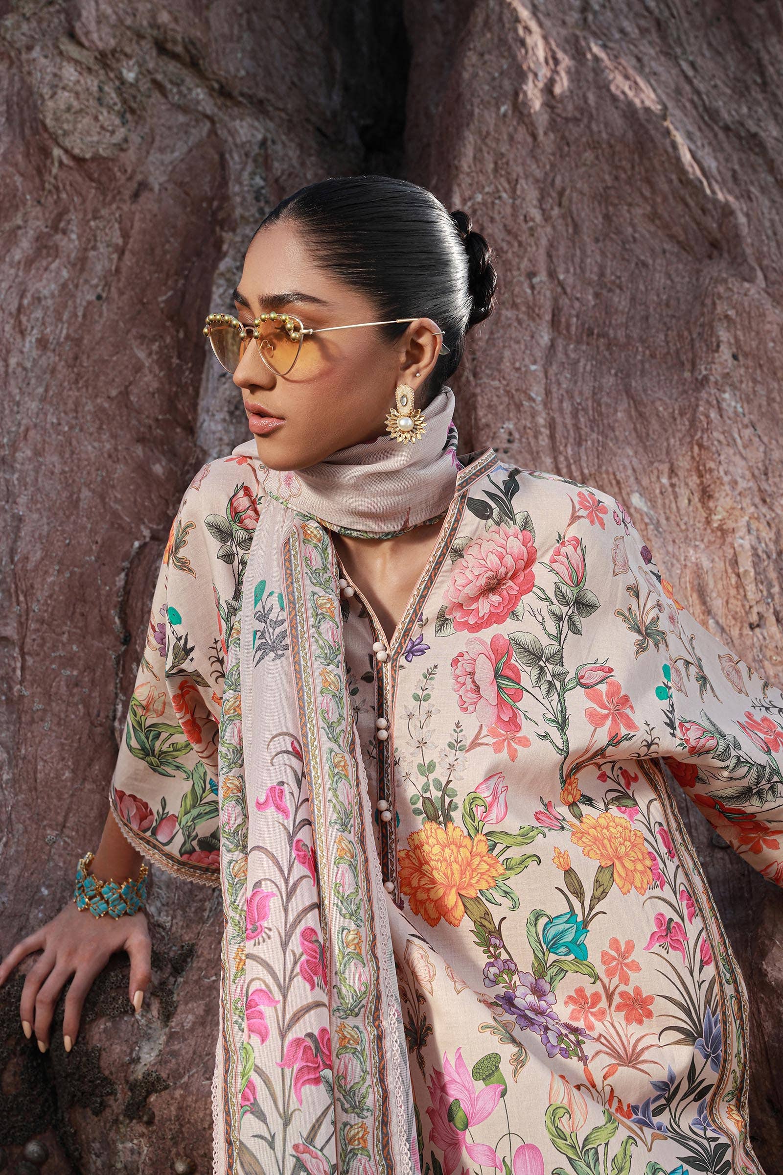 Sana Safinaz | Mahay Spring 24 | H241-019B-3CS - Rang-e-Khaas