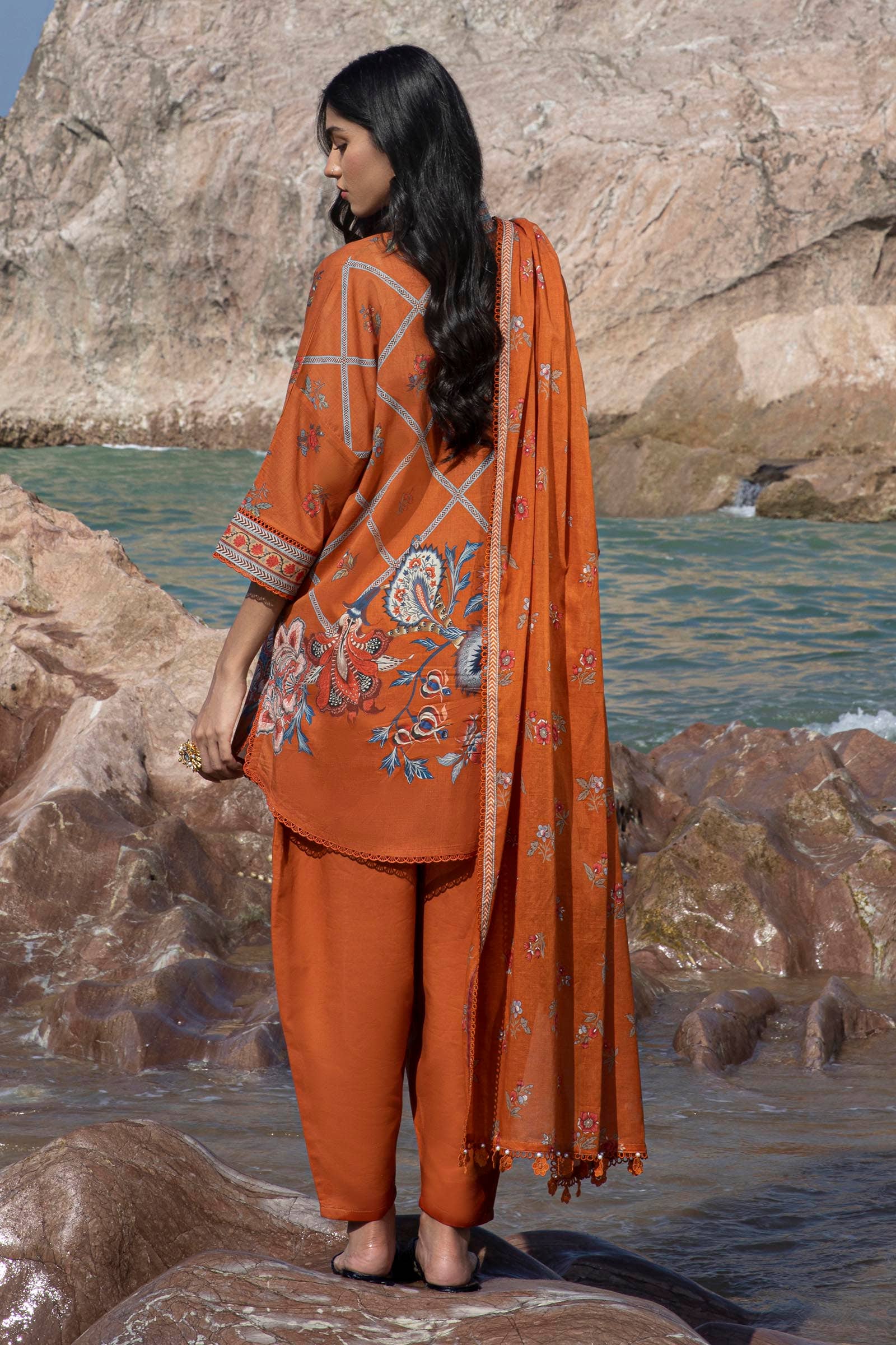 Sana Safinaz | Mahay Spring 24 | H241-020A-3CG - Rang-e-Khaas
