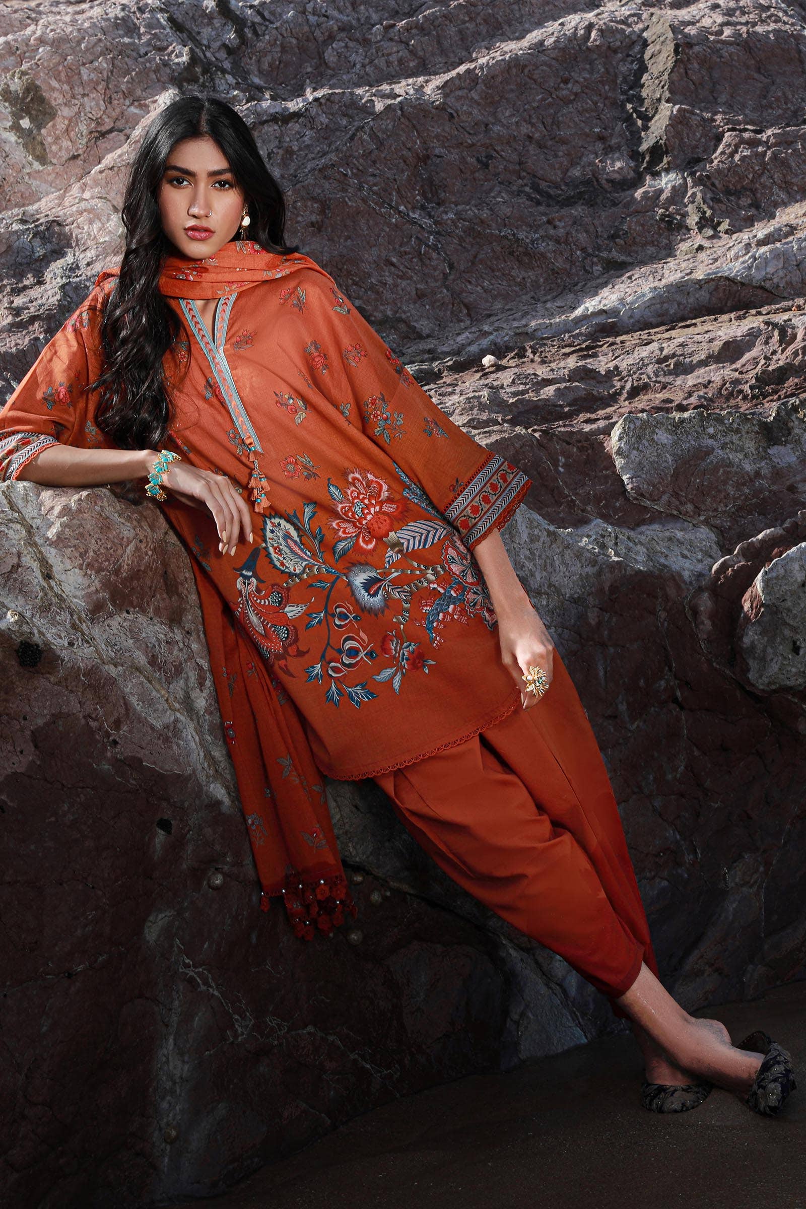 Sana Safinaz | Mahay Spring 24 | H241-020A-3CG - Rang-e-Khaas