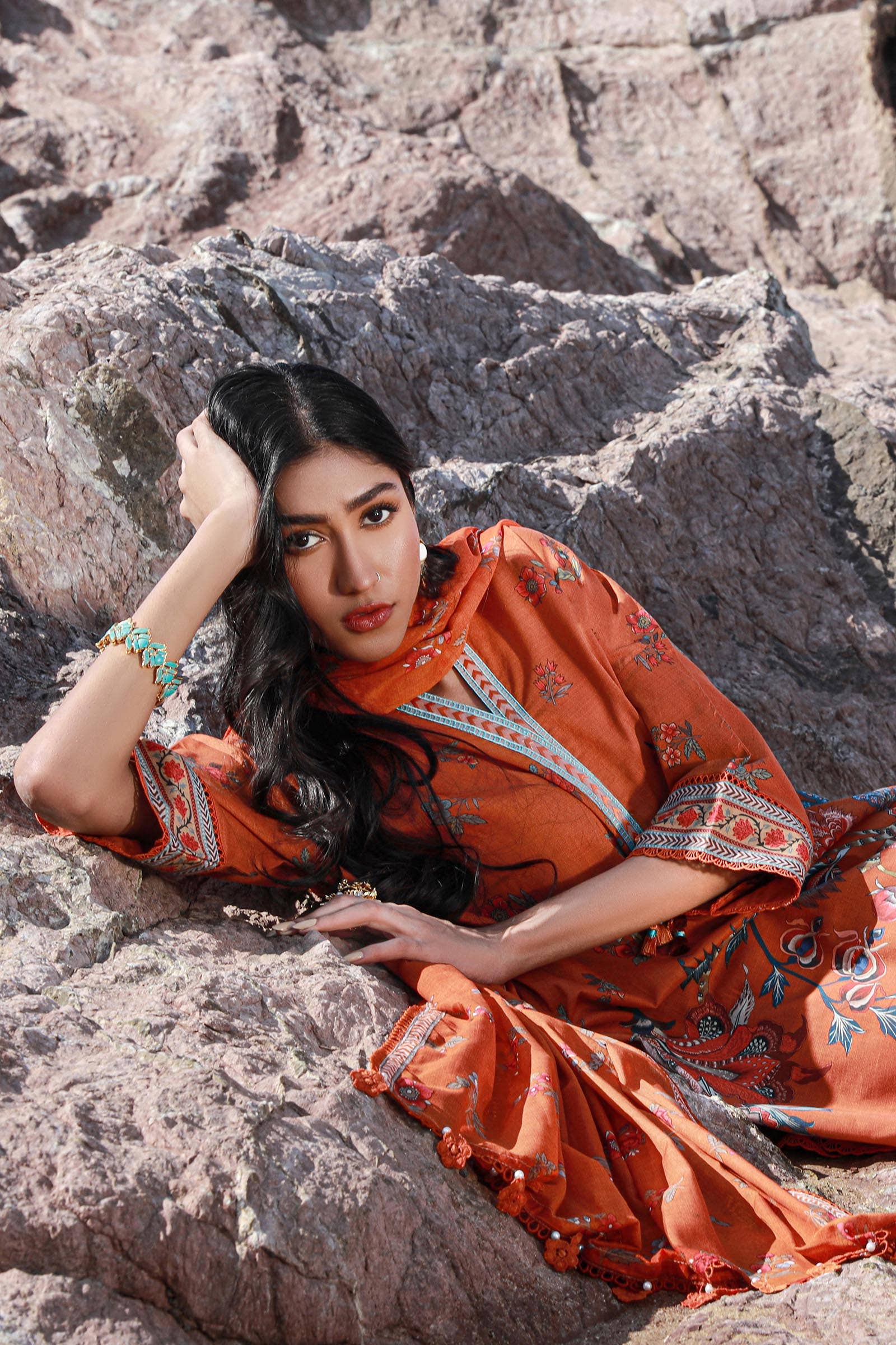 Sana Safinaz | Mahay Spring 24 | H241-020A-3CG - Rang-e-Khaas