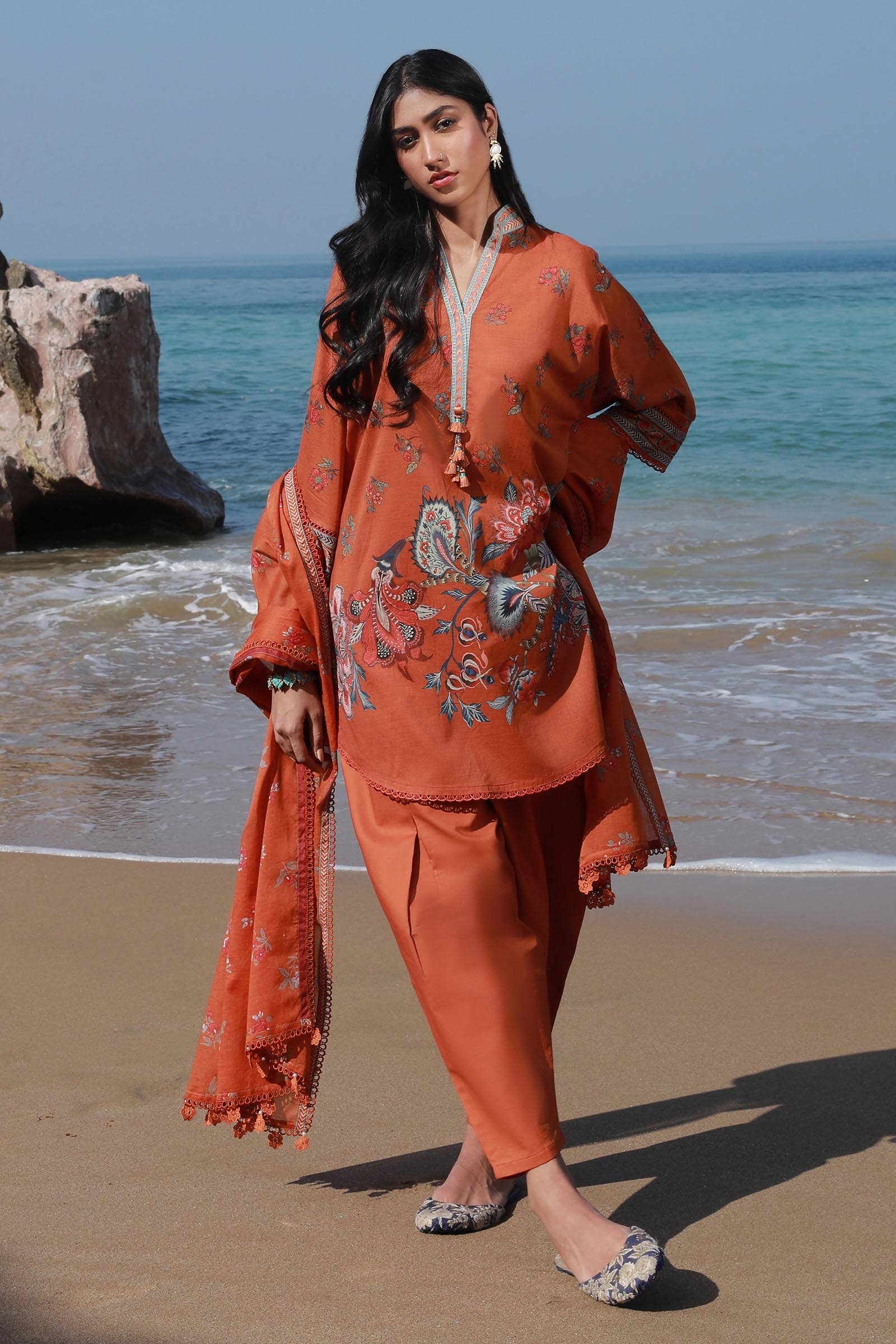 Sana Safinaz | Mahay Spring 24 | H241-020A-3CG - Rang-e-Khaas