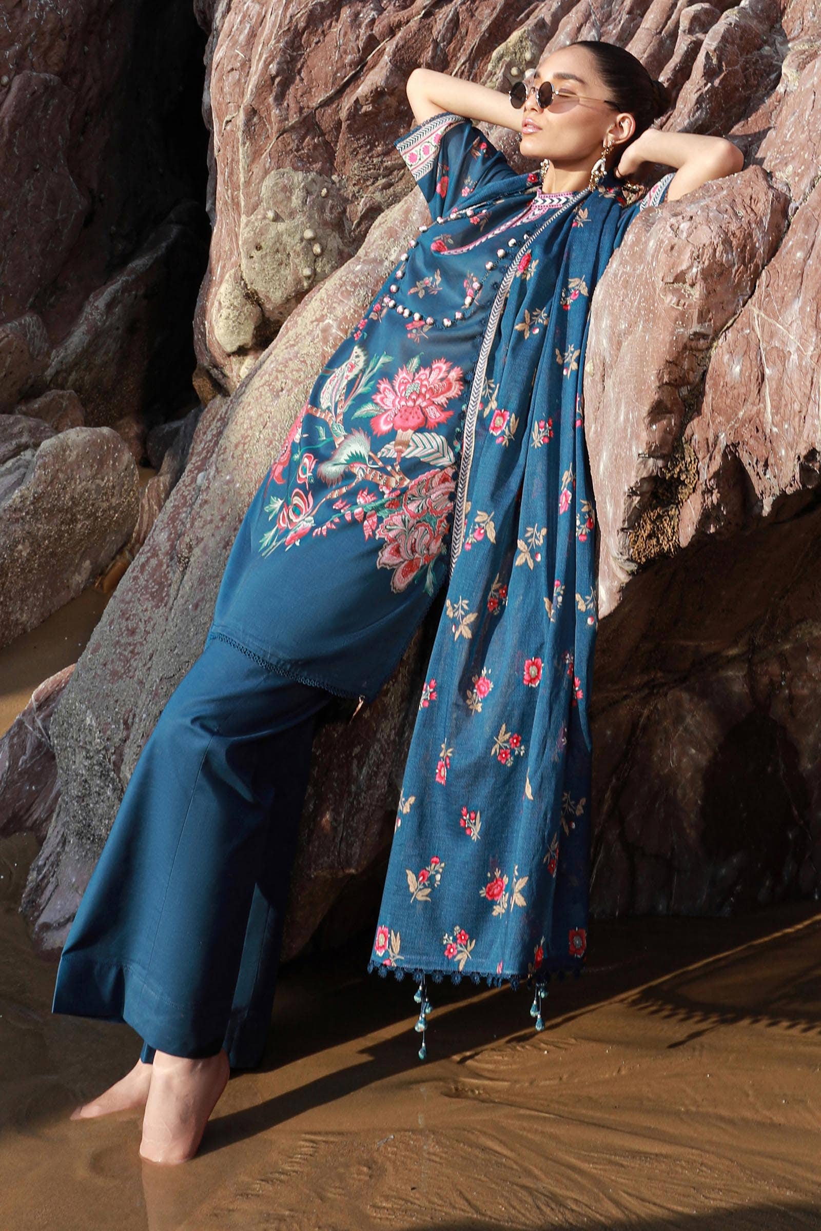 Sana Safinaz | Mahay Spring 24 | H241-020B-3CG - Rang-e-Khaas