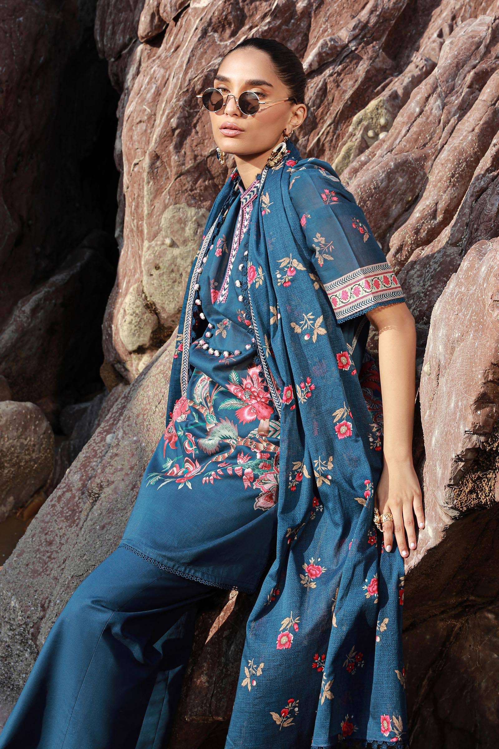 Sana Safinaz | Mahay Spring 24 | H241-020B-3CG - Rang-e-Khaas