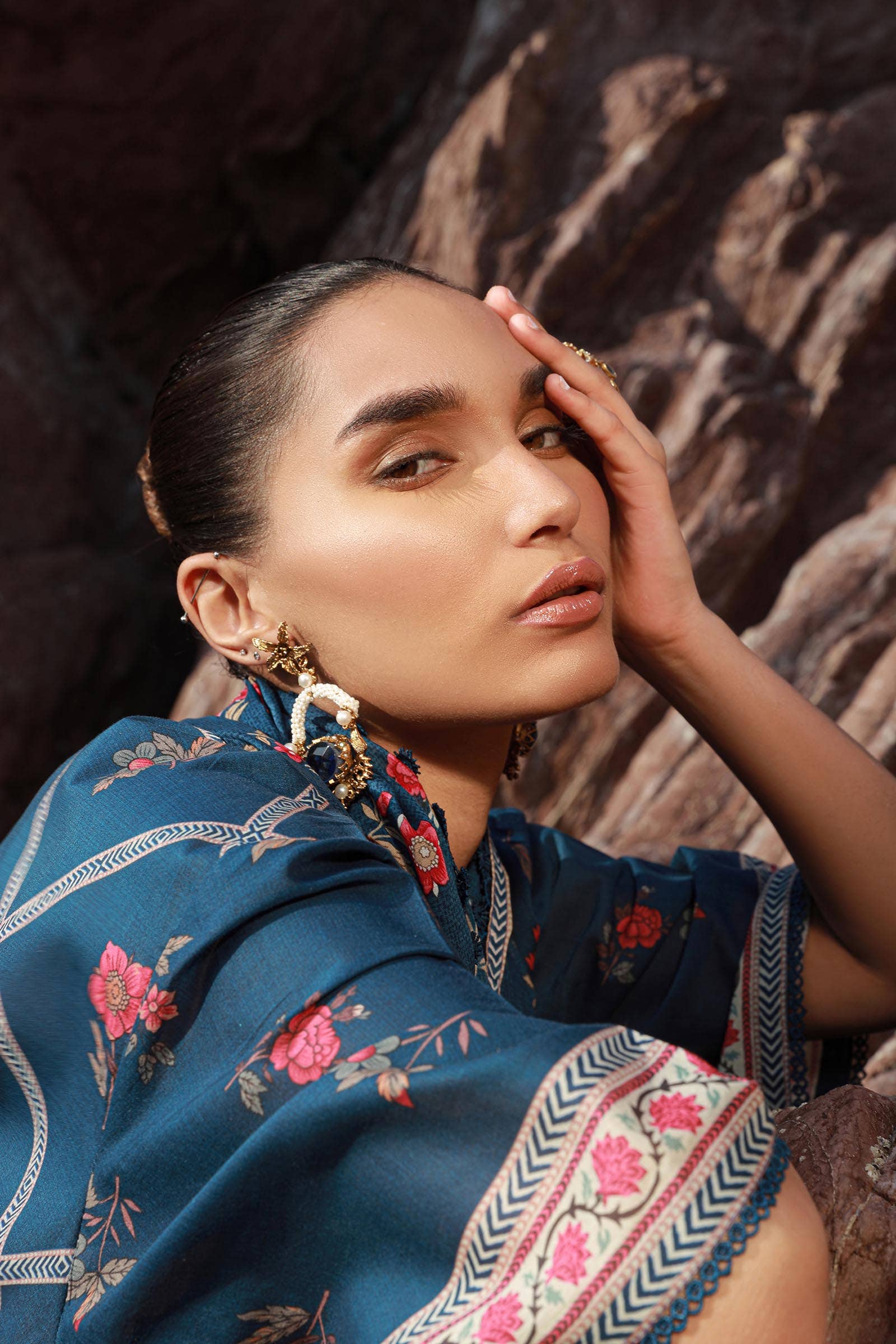 Sana Safinaz | Mahay Spring 24 | H241-020B-3CG - Rang-e-Khaas