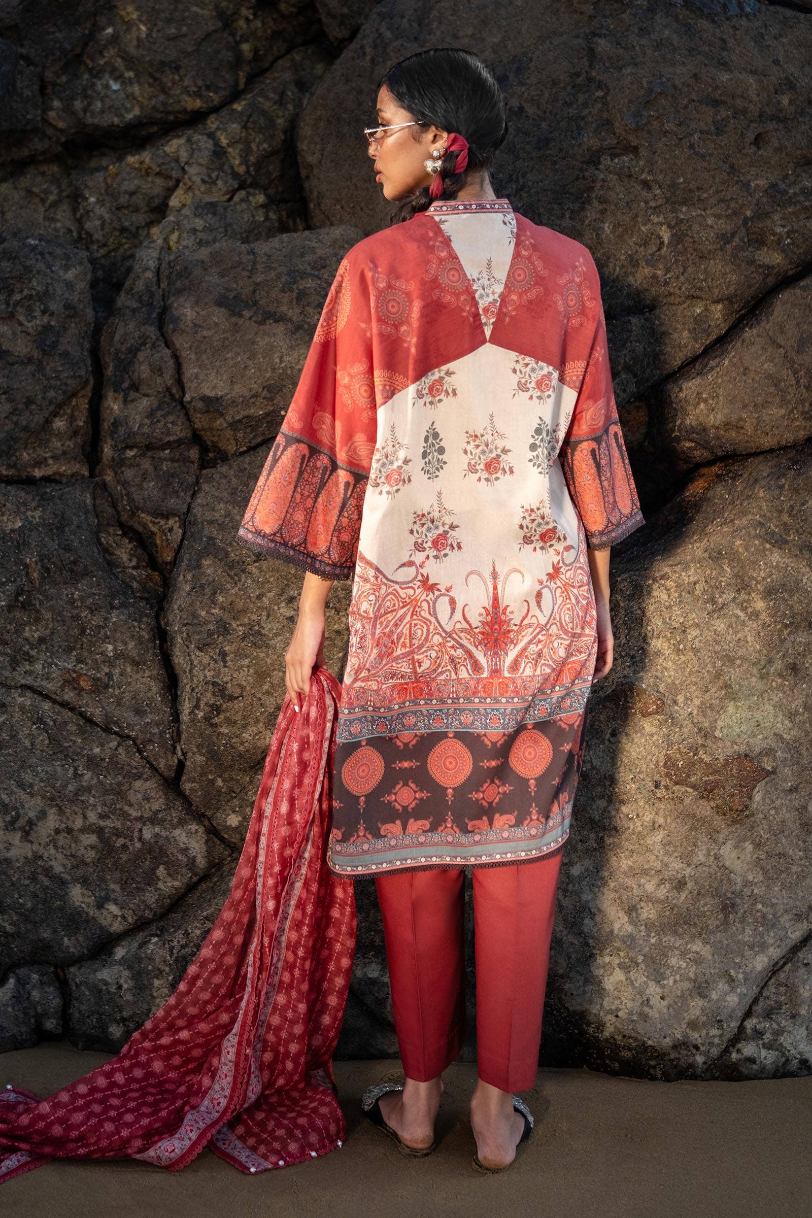 Sana Safinaz | Mahay Spring 24 | H241-021A-3DE - Rang-e-Khaas