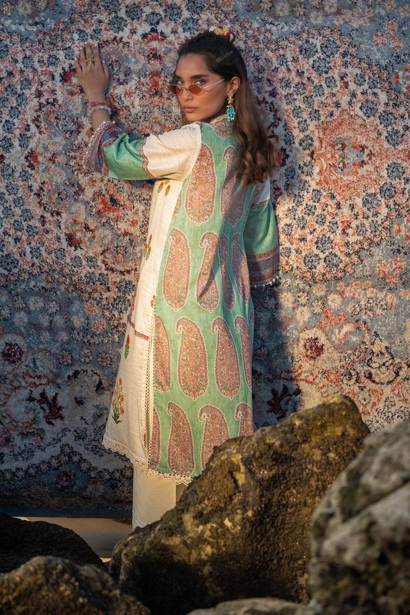 Sana Safinaz | Mahay Spring 24 | H241-022A-2BS - Rang-e-Khaas