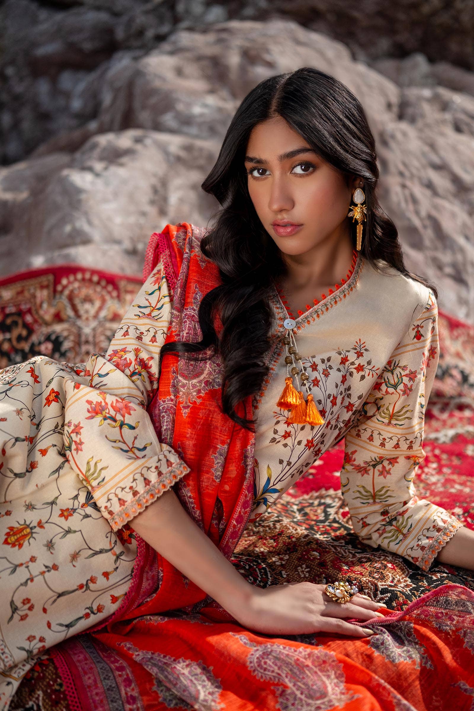 Sana Safinaz | Mahay Spring 24 | H241-023A-2DD - Rang-e-Khaas