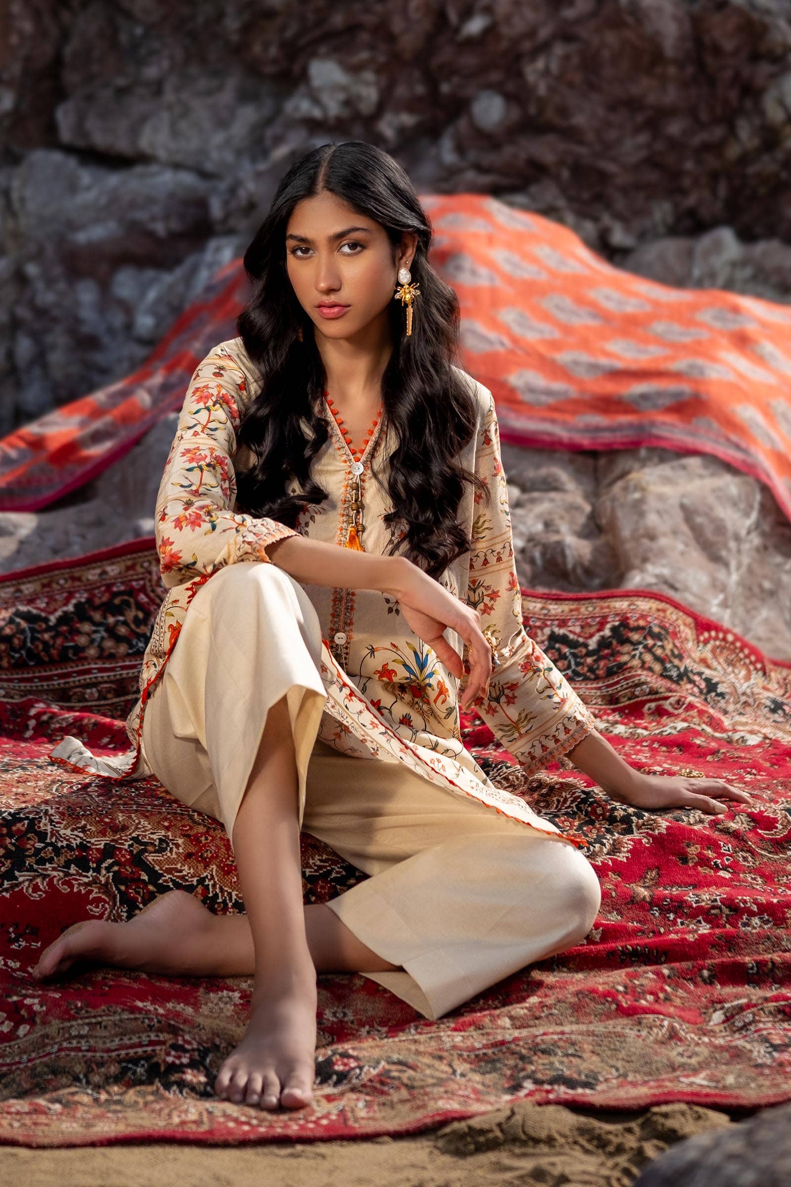 Sana Safinaz | Mahay Spring 24 | H241-023A-2DD - Rang-e-Khaas