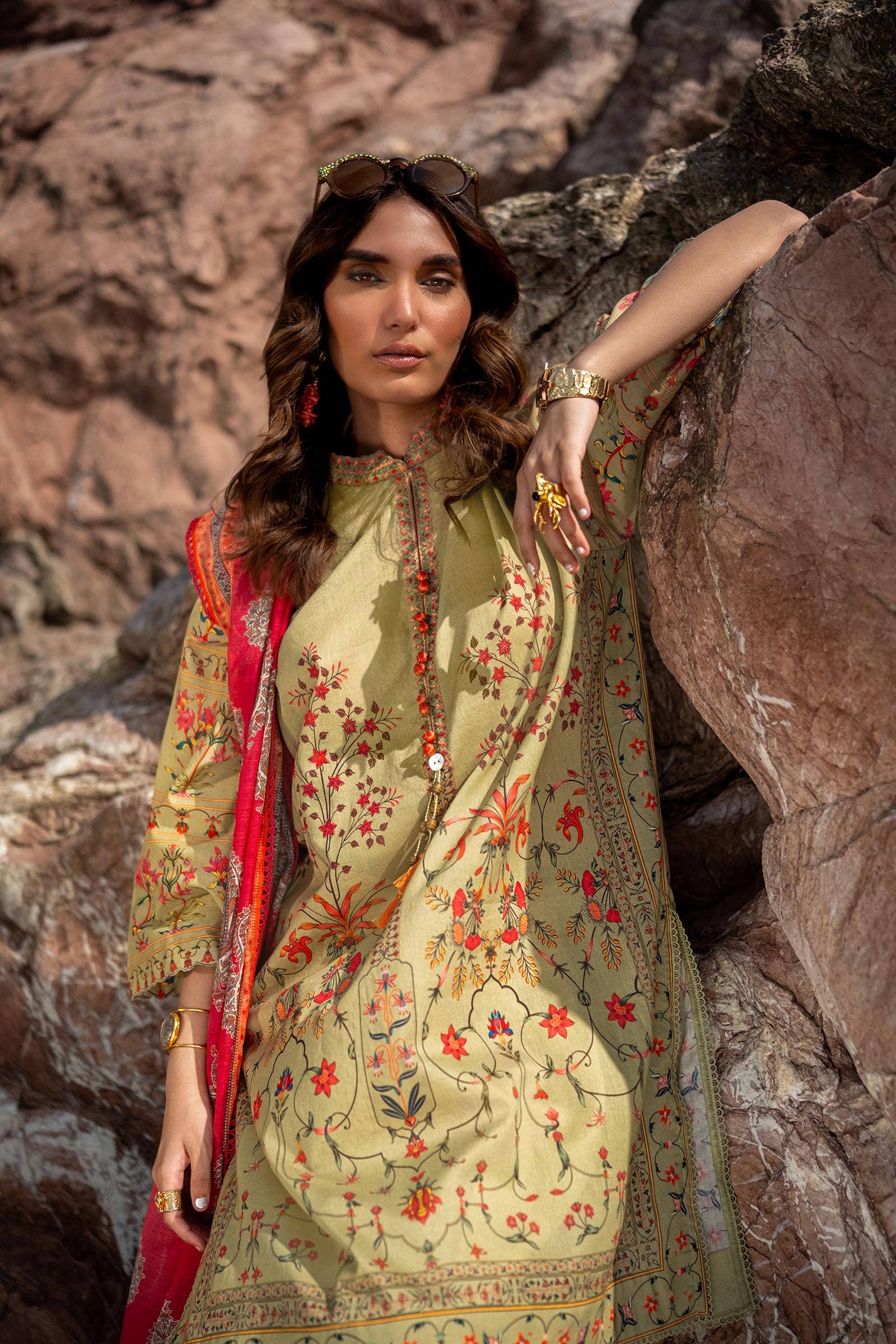 Sana Safinaz | Mahay Spring 24 | H241-023B-2DD - Rang-e-Khaas