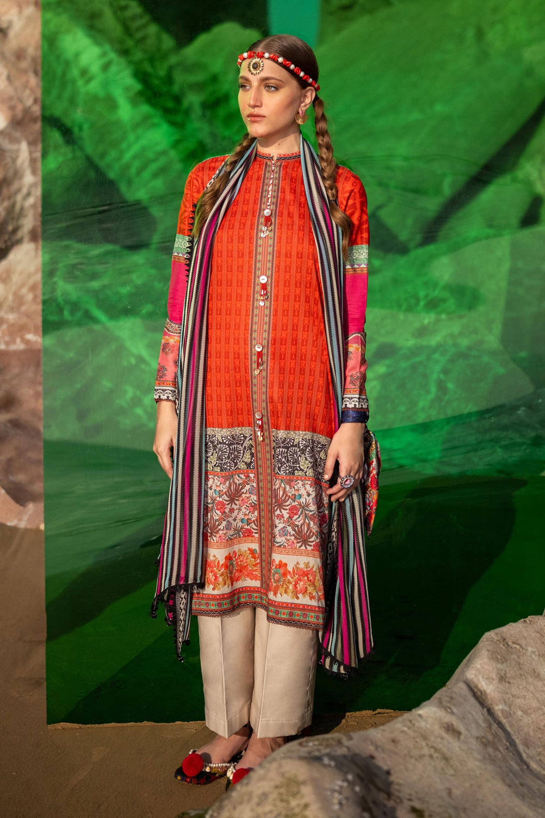 Sana Safinaz | Mahay Spring 24 | H241-024B-2I - Rang-e-Khaas