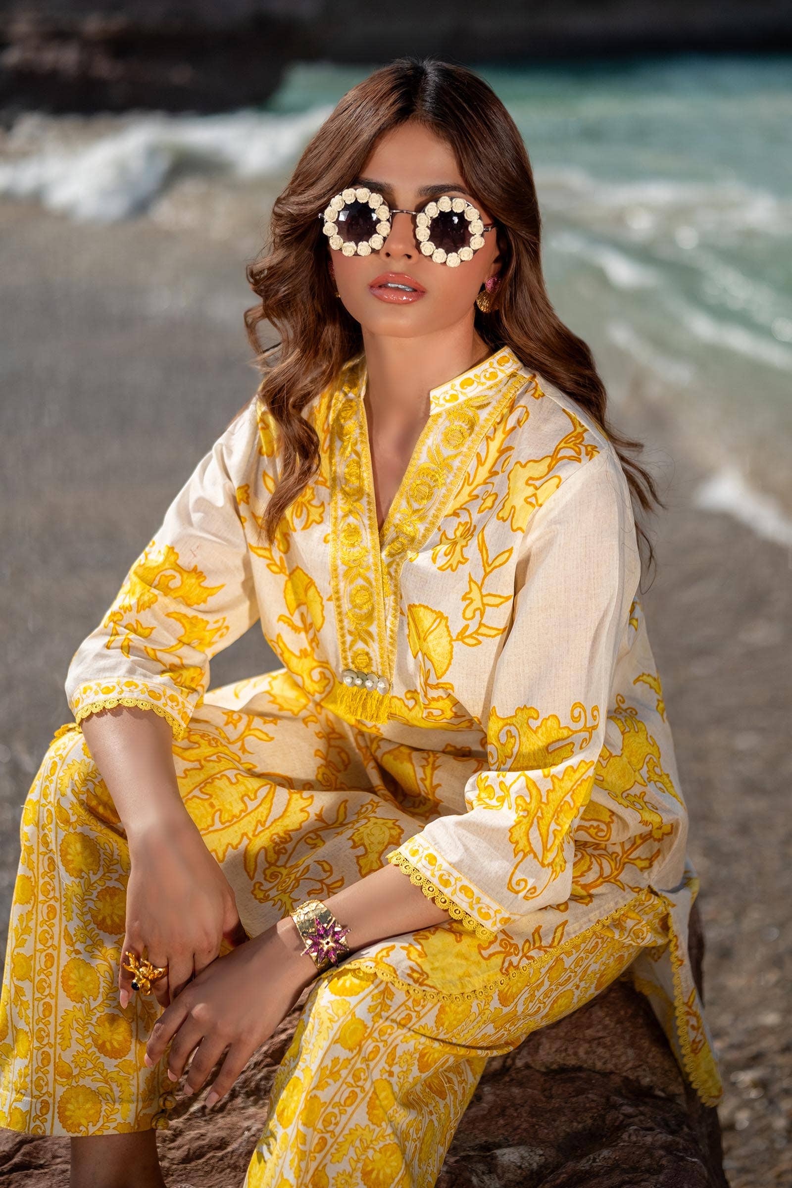 Sana Safinaz | Mahay Spring 24 | H241-025A-2AC - Rang-e-Khaas