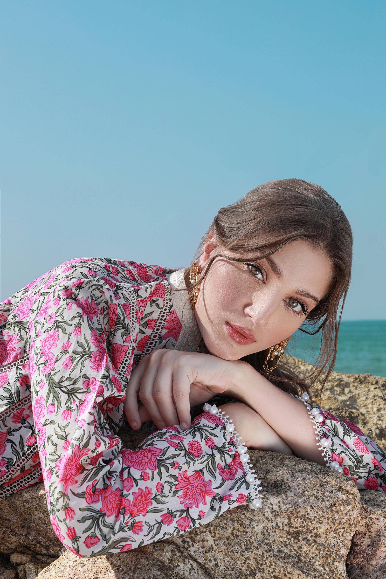 Sana Safinaz | Mahay Spring 24 | H241-004A-3CG - Rang-e-Khaas