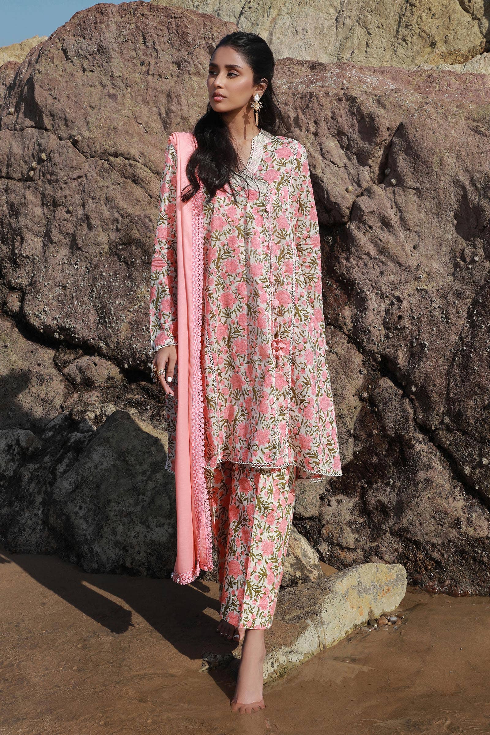 Sana Safinaz | Mahay Spring 24 | H241-004B-3CG - Rang-e-Khaas
