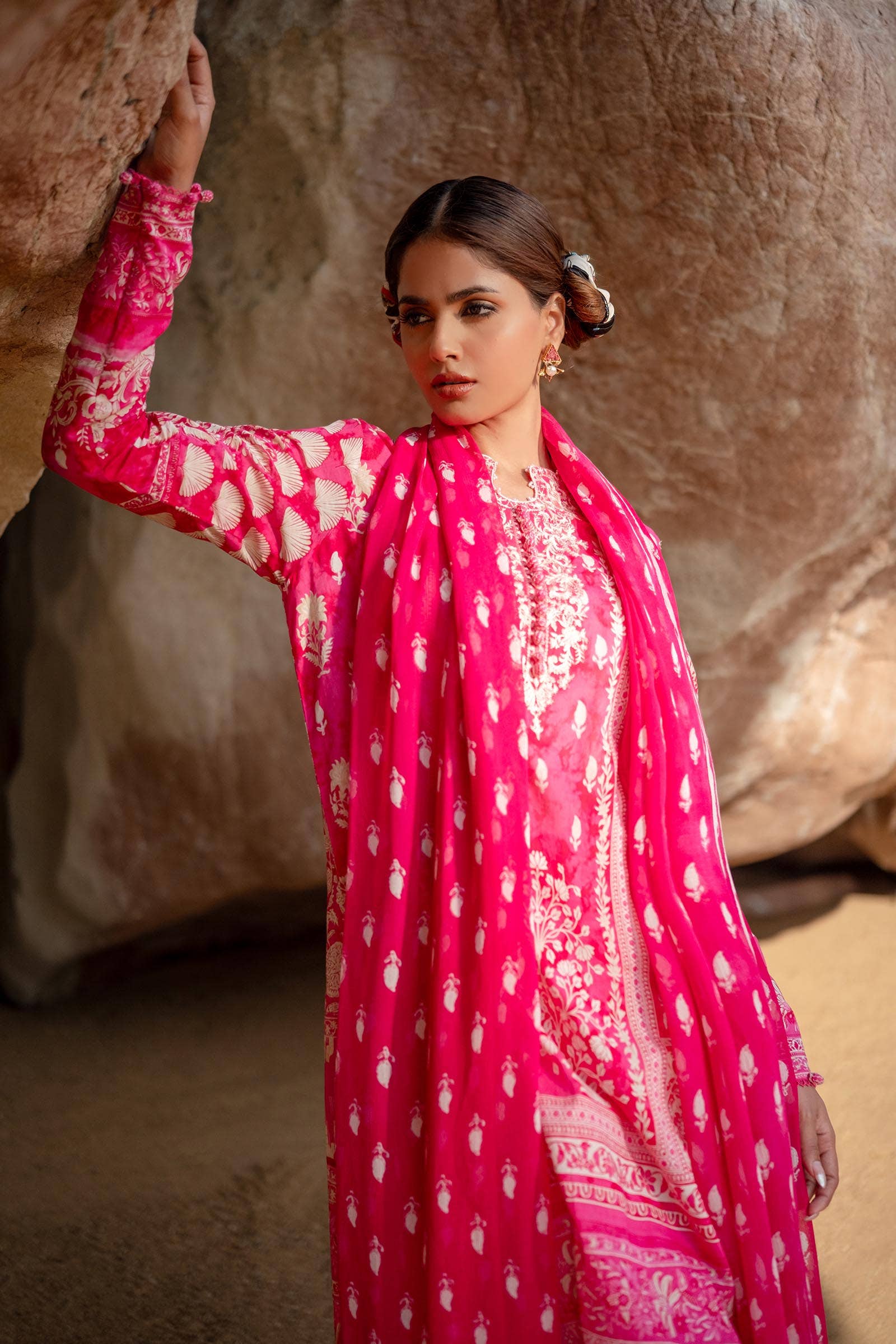 Sana Safinaz | Mahay Spring 24 | H241-005A-3CI - Rang-e-Khaas