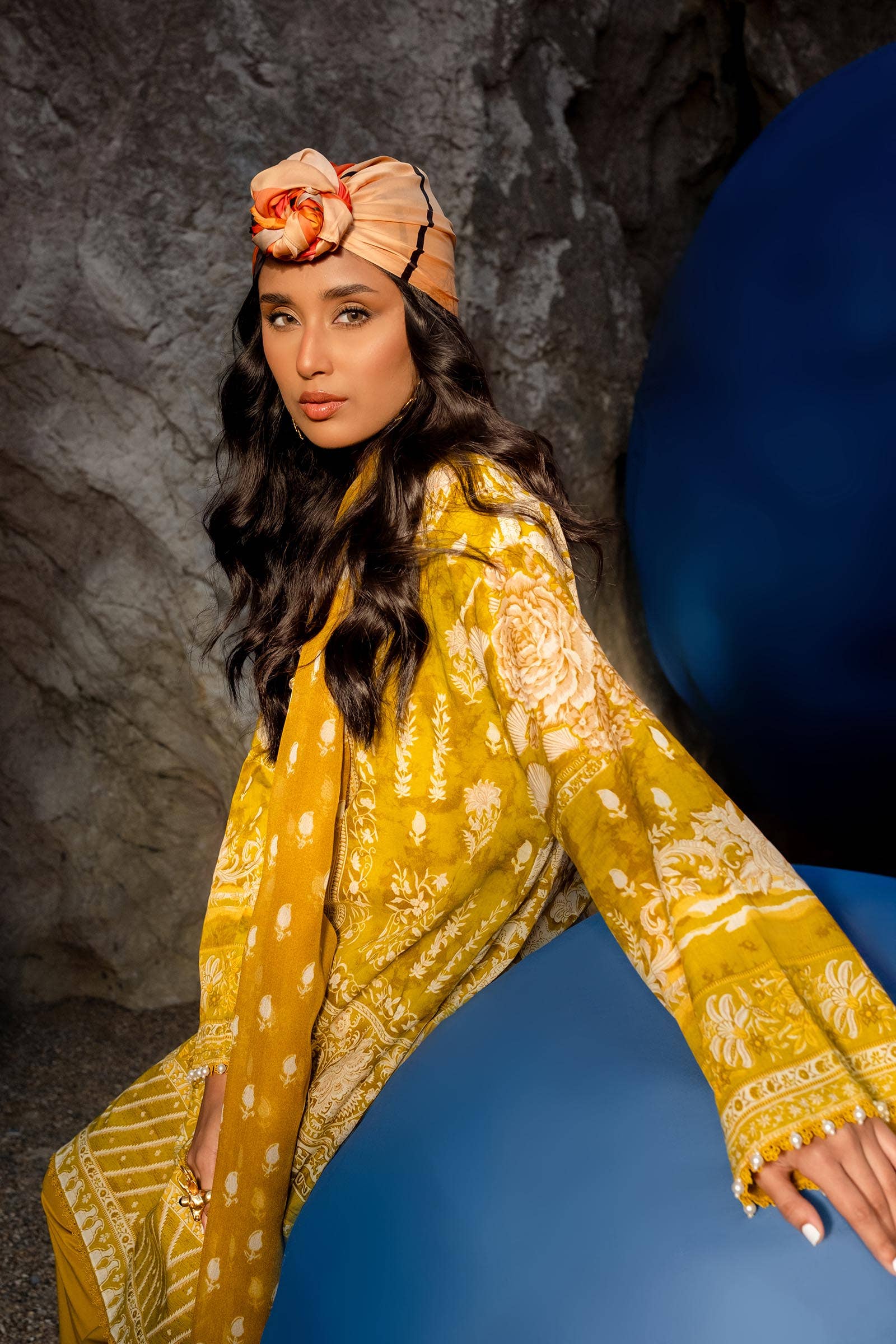 Sana Safinaz | Mahay Spring 24 | H241-005B-3CI - Rang-e-Khaas