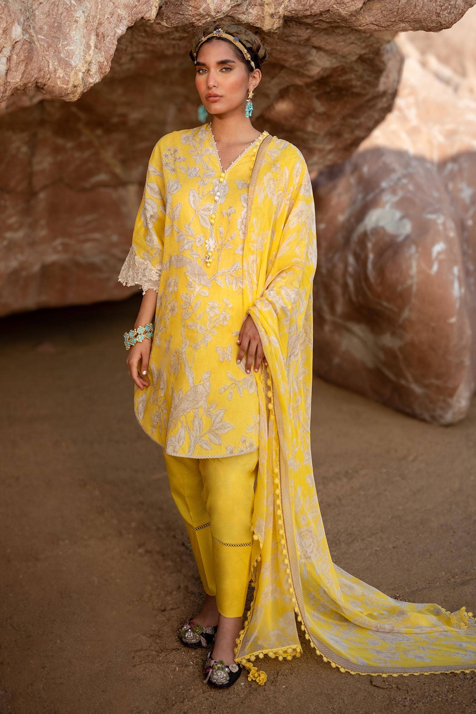 Sana Safinaz | Mahay Spring 24 | H241-001A-3CI - Rang-e-Khaas