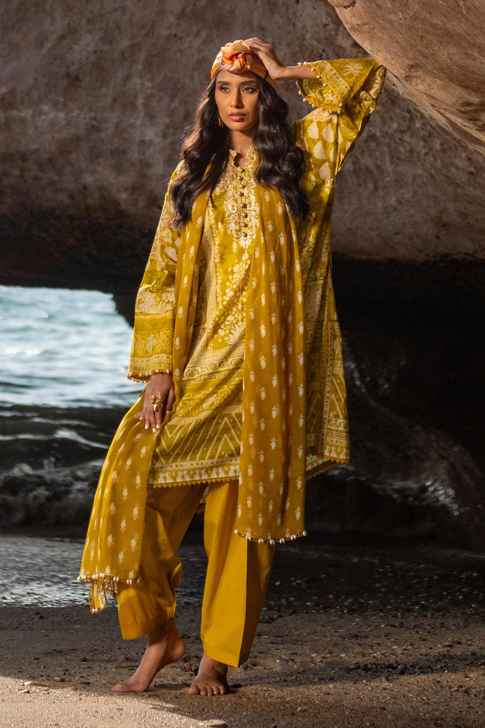 Sana Safinaz | Mahay Spring 24 | H241-005B-3CI - Rang-e-Khaas