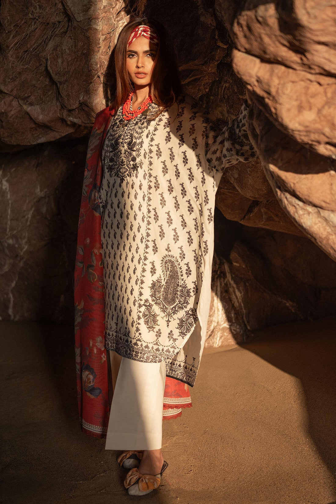 Sana Safinaz | Mahay Spring 24 | H241-006A-2BS - Rang-e-Khaas
