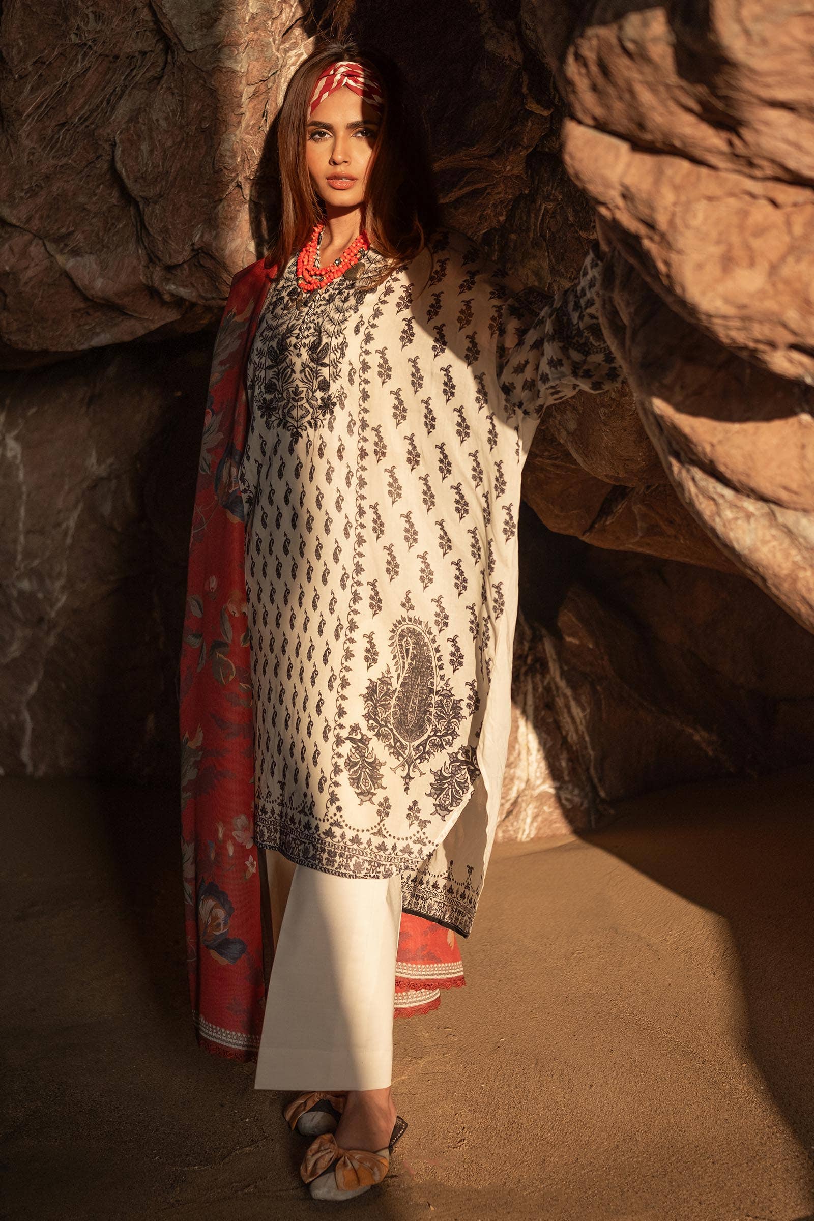 Sana Safinaz | Mahay Spring 24 | H241-006A-2BS - Rang-e-Khaas