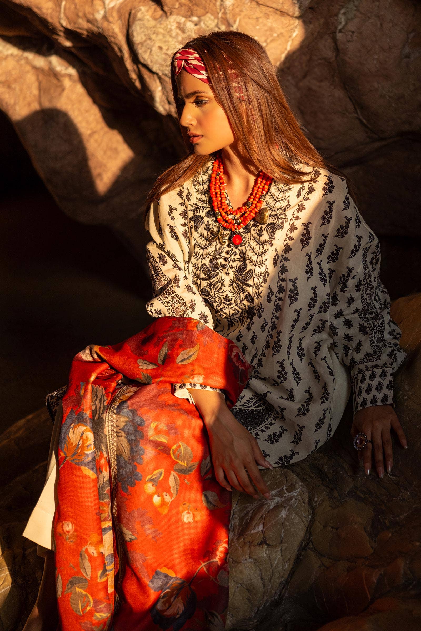 Sana Safinaz | Mahay Spring 24 | H241-006A-2BS - Rang-e-Khaas