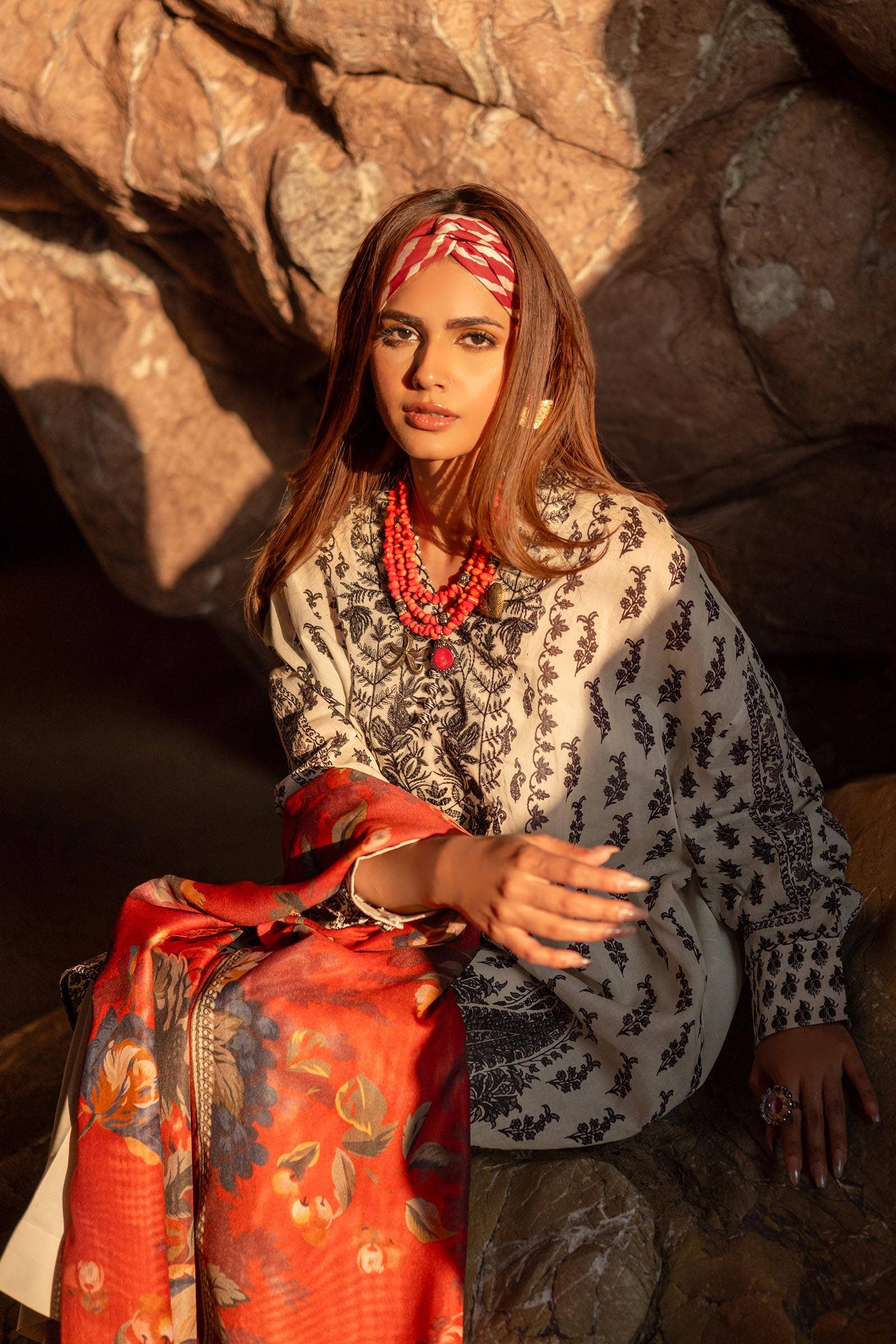 Sana Safinaz | Mahay Spring 24 | H241-006A-2BS - Rang-e-Khaas