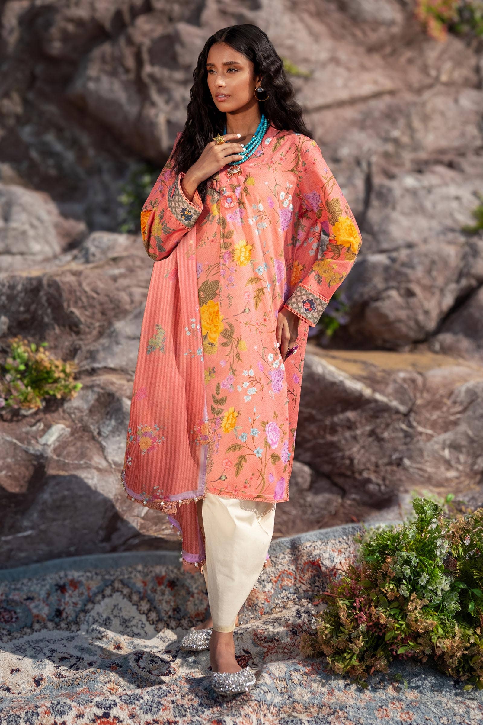 Sana Safinaz | Mahay Spring 24 | H241-007A-2S - Rang-e-Khaas