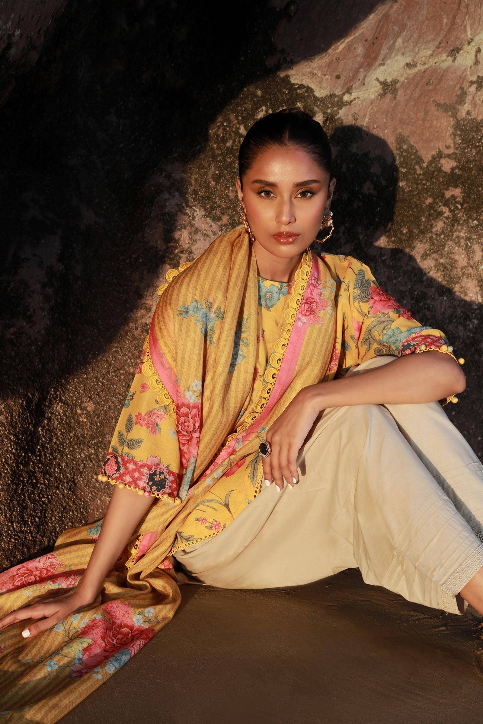 Sana Safinaz | Mahay Spring 24 | H241-007B-2S - Rang-e-Khaas