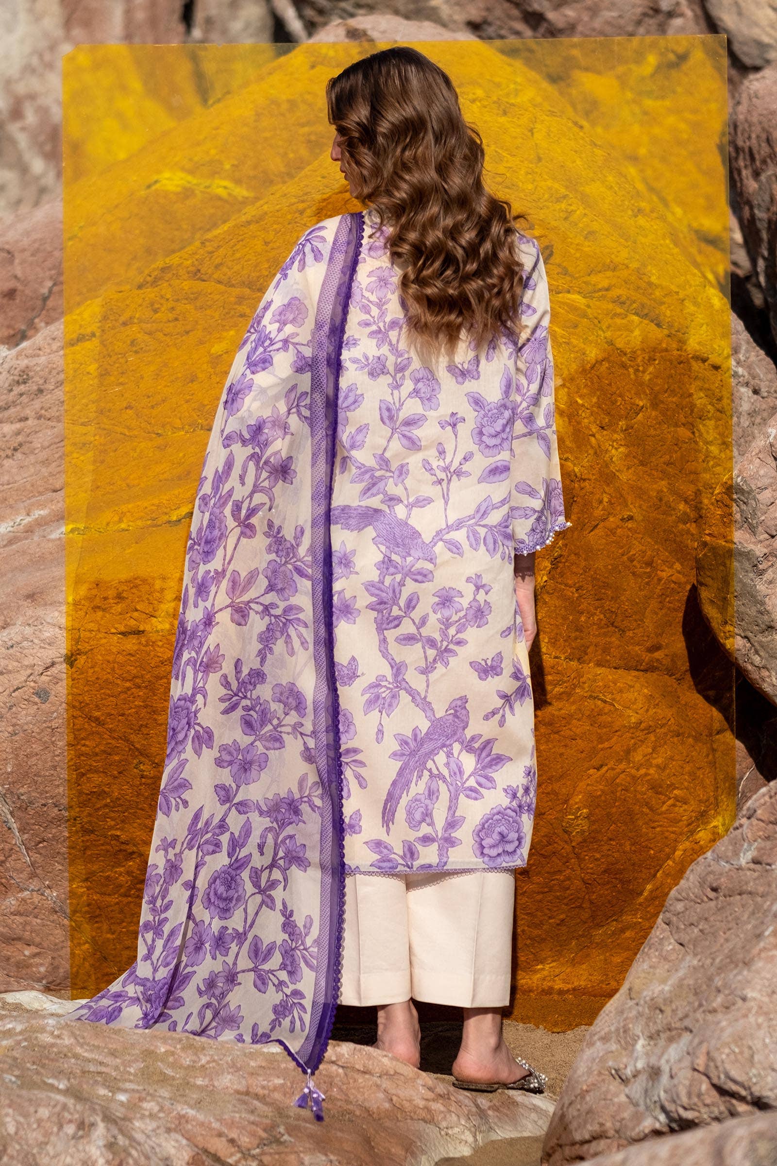 Sana Safinaz | Mahay Spring 24 | H241-001B-3CI - Rang-e-Khaas