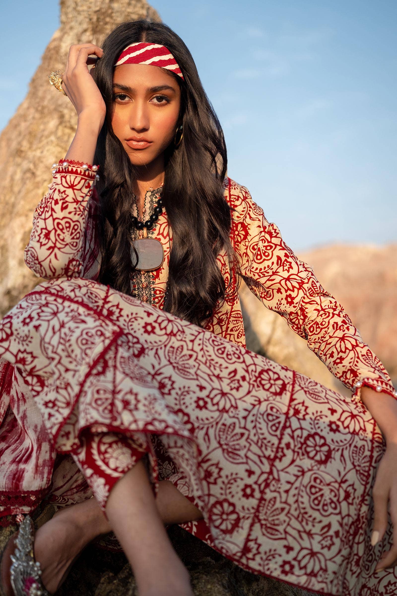 Sana Safinaz | Mahay Spring 24 | H241-008B-3CG - Rang-e-Khaas
