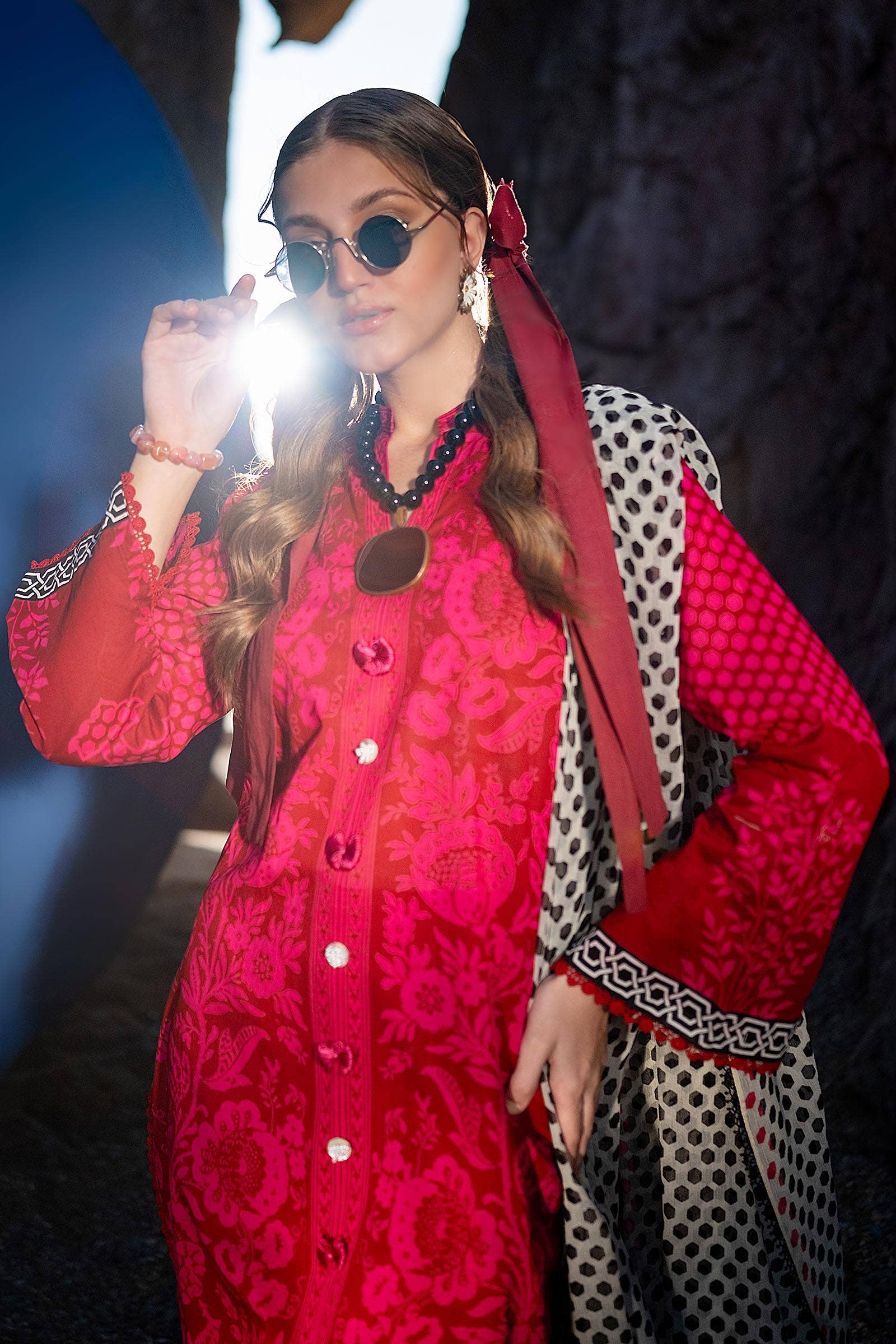 Sana Safinaz | Mahay Spring 24 | H241-010A-3CI - Rang-e-Khaas