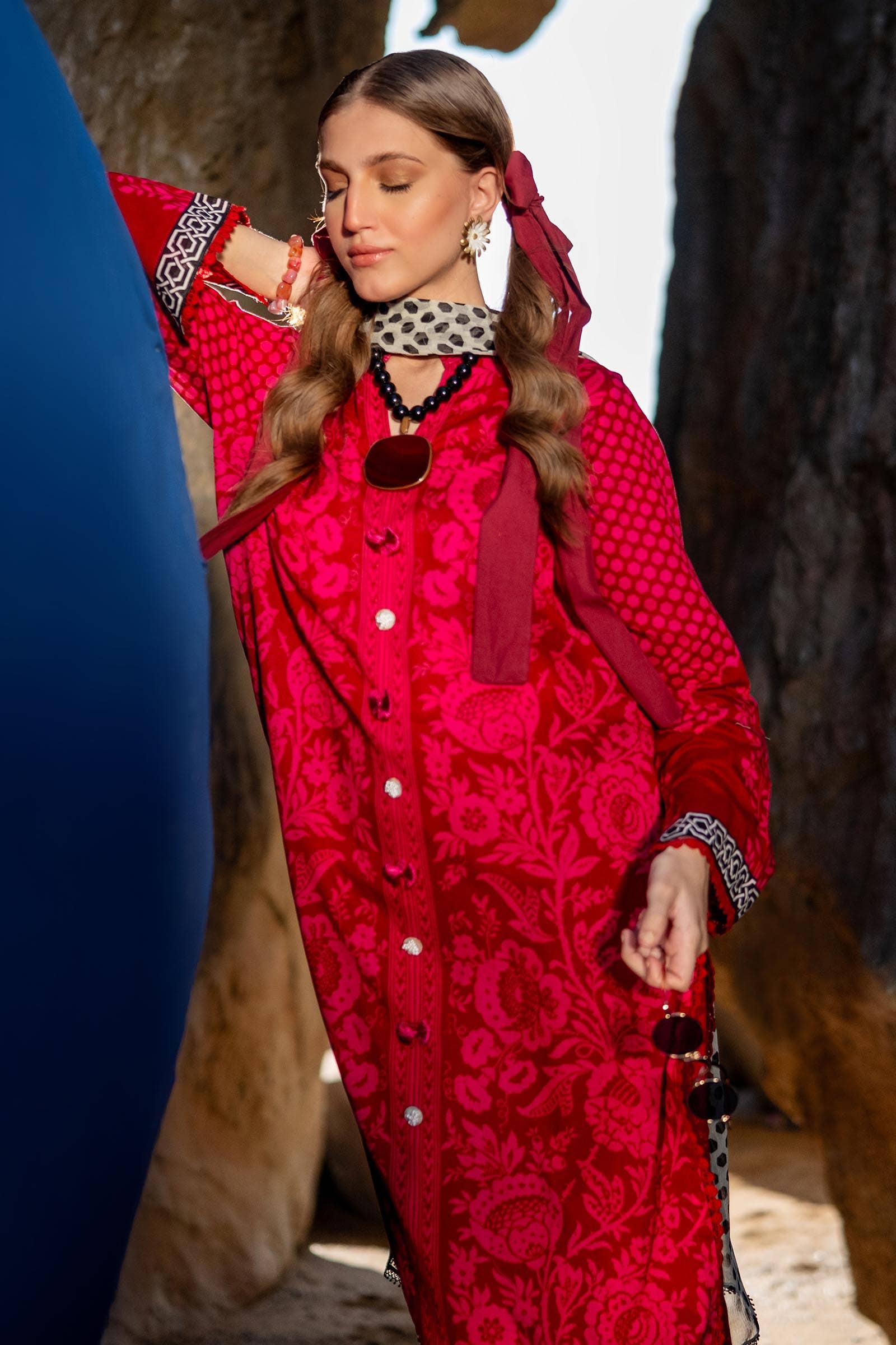 Sana Safinaz | Mahay Spring 24 | H241-010A-3CI - Rang-e-Khaas