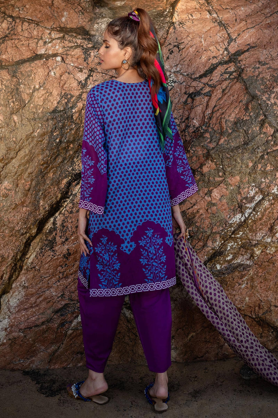 Sana Safinaz | Mahay Spring 24 | H241-010B-3CI - Rang-e-Khaas