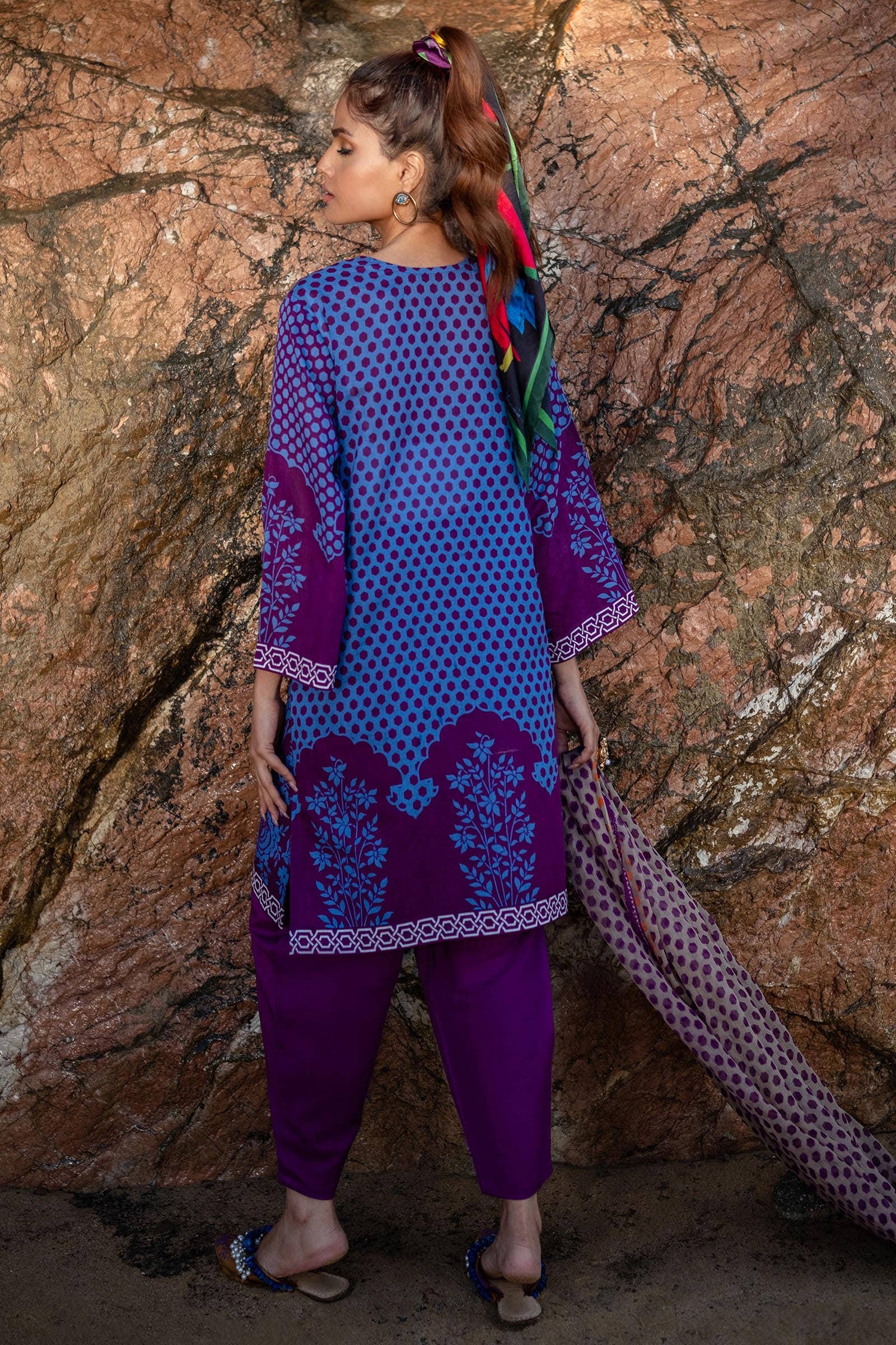 Sana Safinaz | Mahay Spring 24 | H241-010B-3CI - Rang-e-Khaas