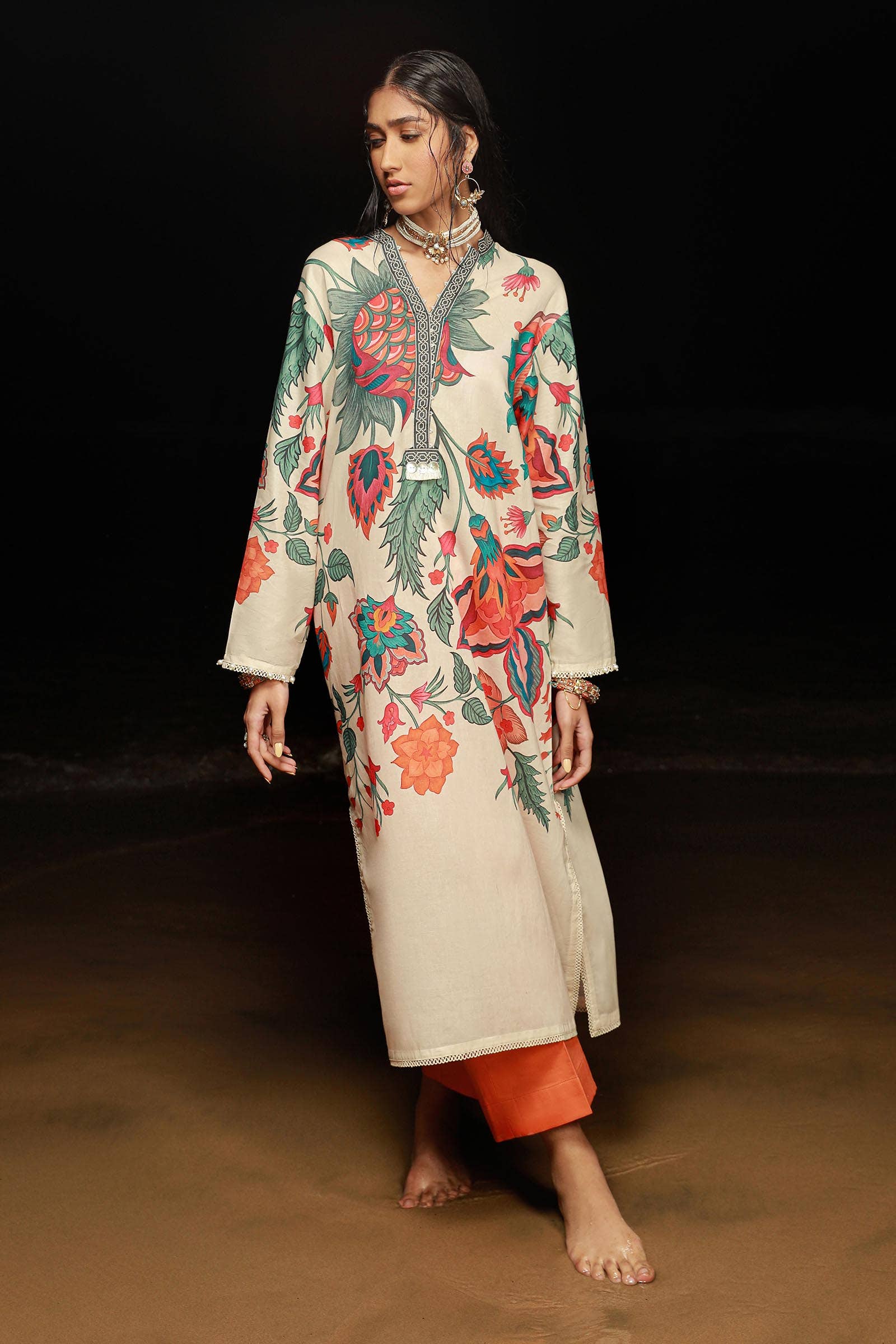 Sana Safinaz | Mahay Spring 24 | H241-011B-2C - Rang-e-Khaas