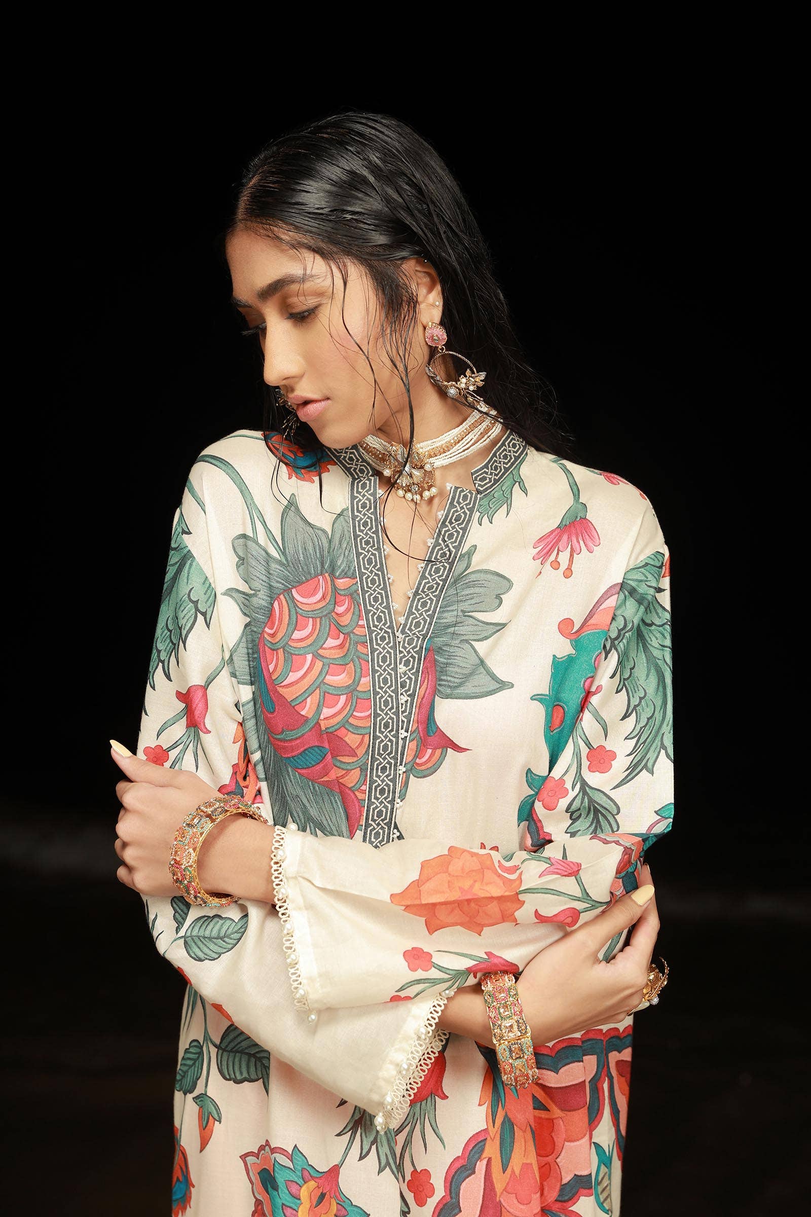 Sana Safinaz | Mahay Spring 24 | H241-011B-2C - Rang-e-Khaas