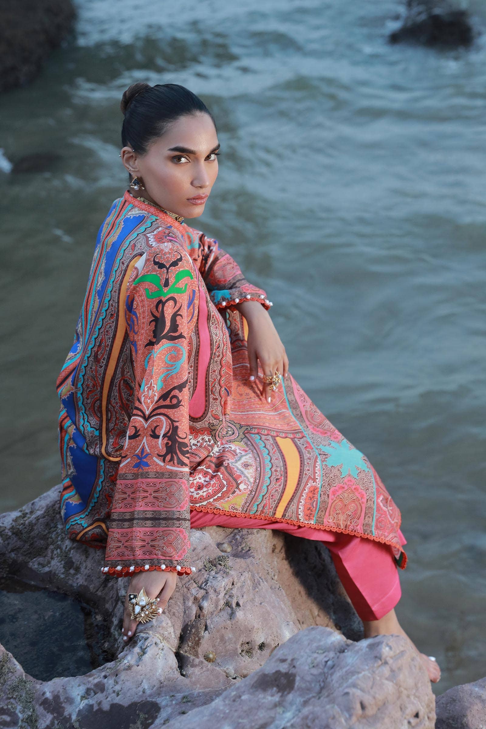 Sana Safinaz | Mahay Spring 24 | H241-012A-2C - Rang-e-Khaas