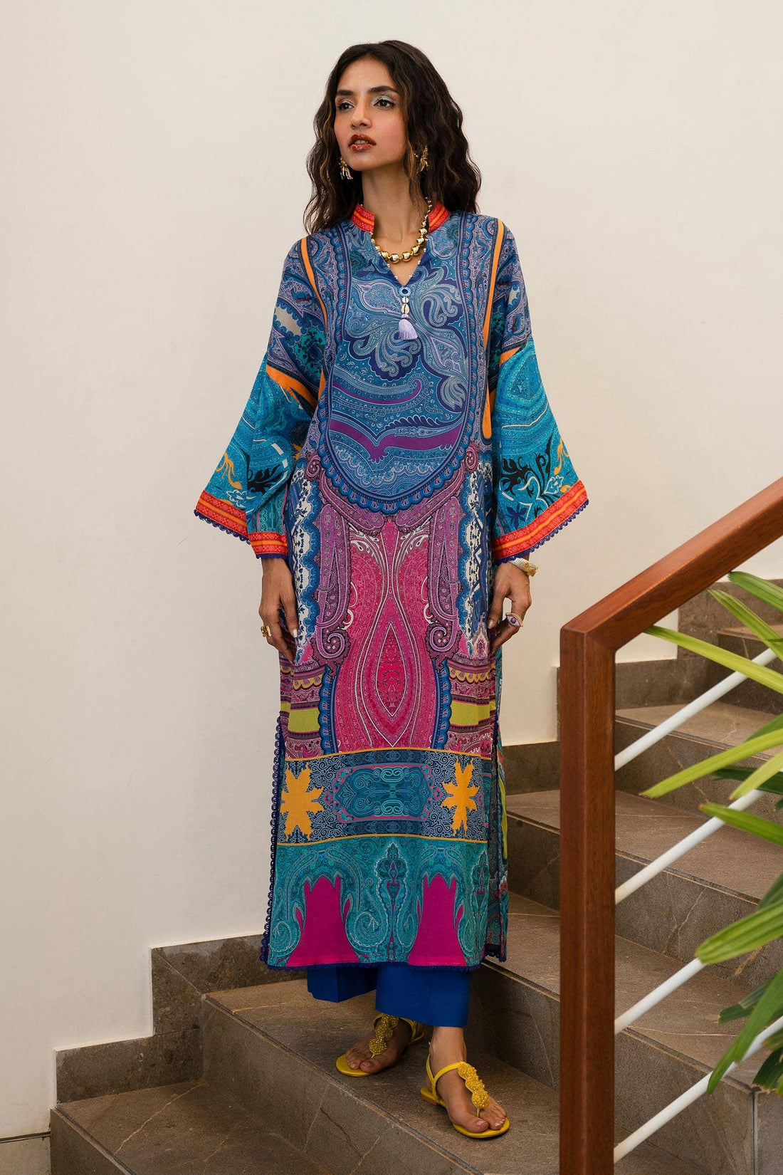 Sana Safinaz | Mahay Spring 24 | H241-012B-2C - Rang-e-Khaas