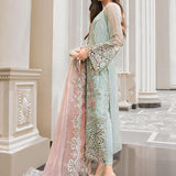 Maria B | Luxury Chiffon Collection | Mint Green