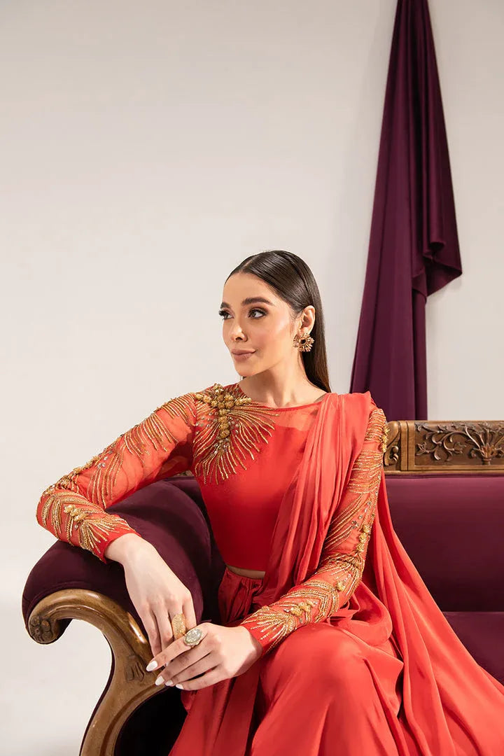 Maria Osama Khan | Tiffany Formals | Carnelian - Rang-e-Khaas