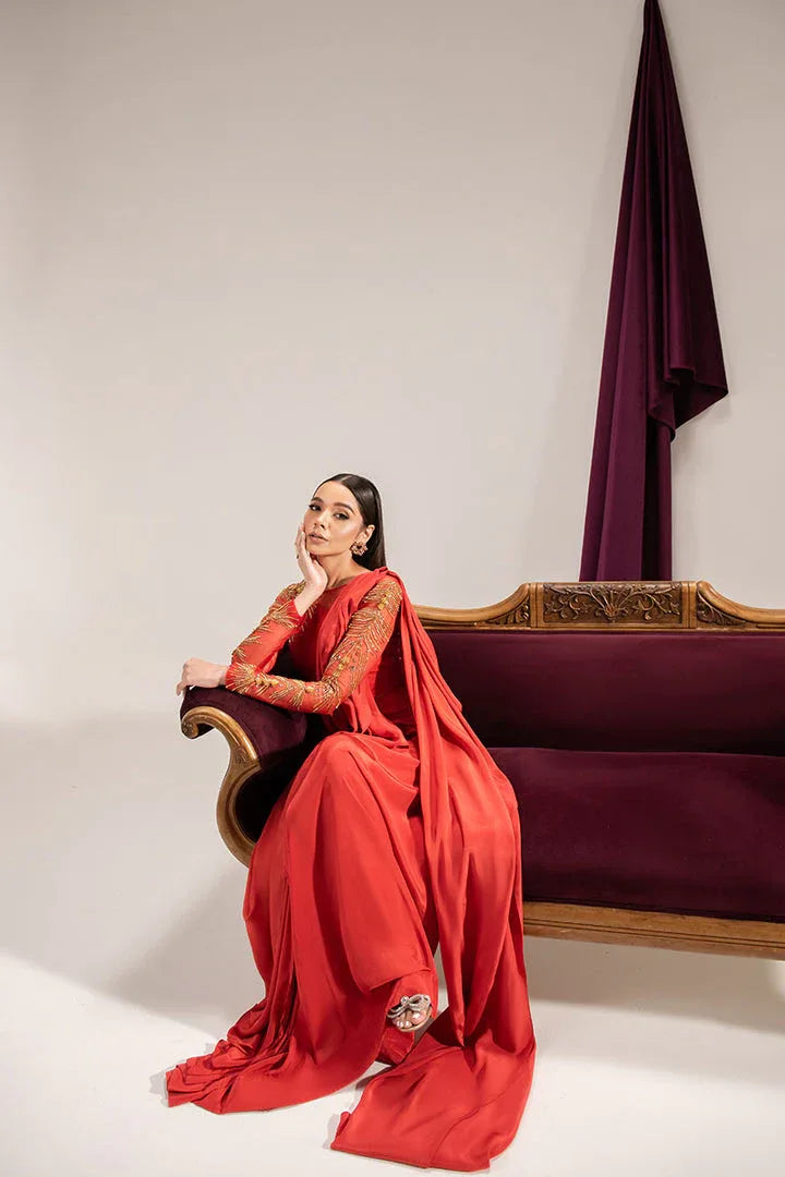 Maria Osama Khan | Tiffany Formals | Carnelian - Rang-e-Khaas