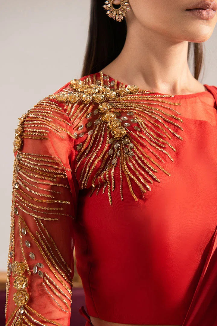 Maria Osama Khan | Tiffany Formals | Carnelian - Rang-e-Khaas