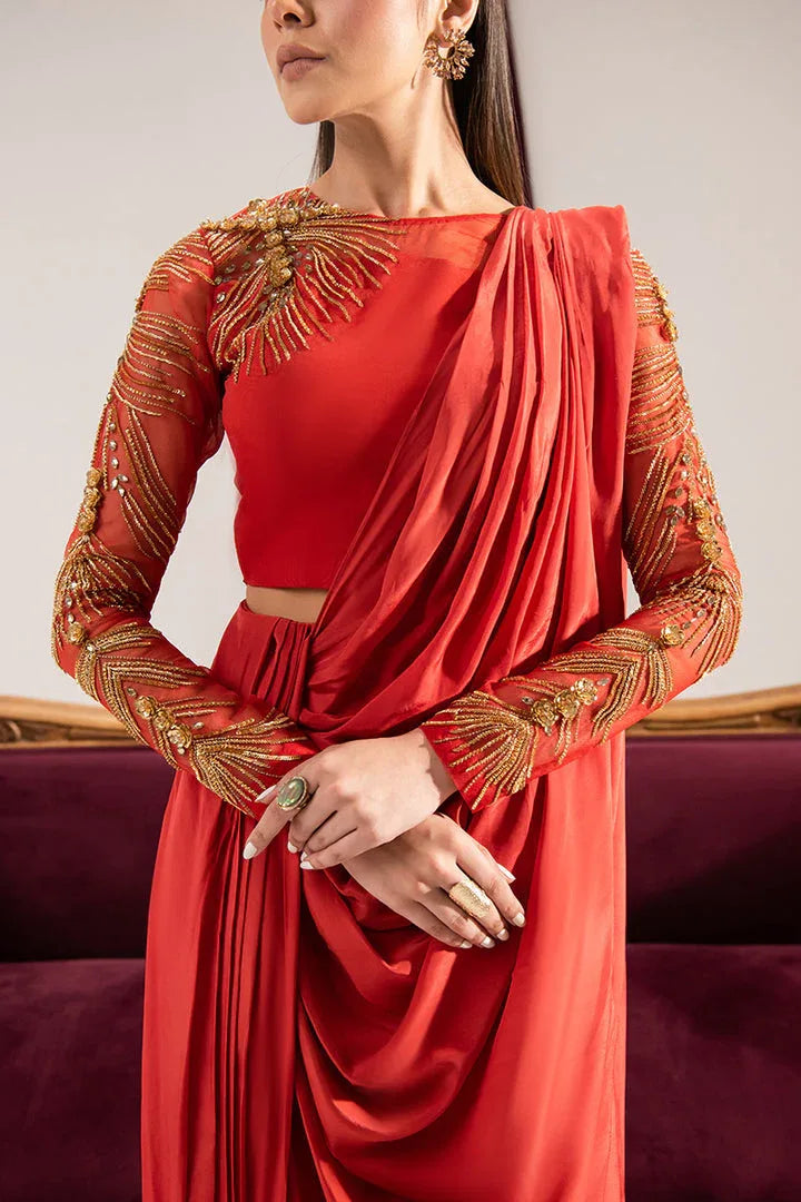 Maria Osama Khan | Tiffany Formals | Carnelian - Rang-e-Khaas