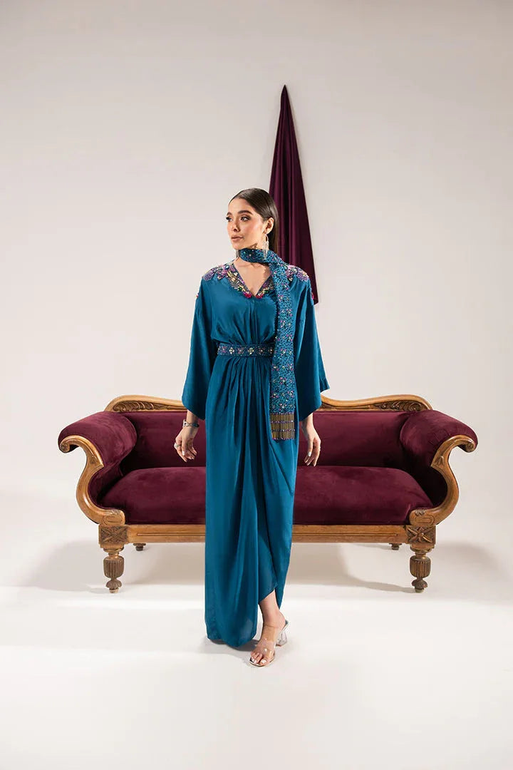 Maria Osama Khan | Tiffany Formals | Sapphire - Rang-e-Khaas