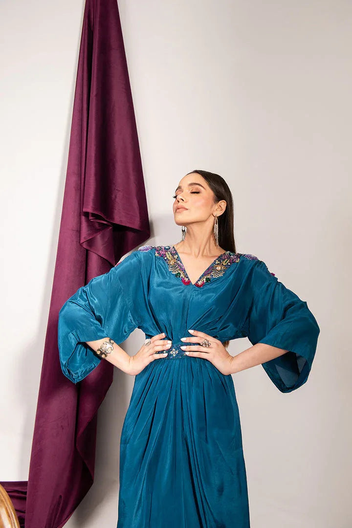 Maria Osama Khan | Tiffany Formals | Sapphire - Rang-e-Khaas